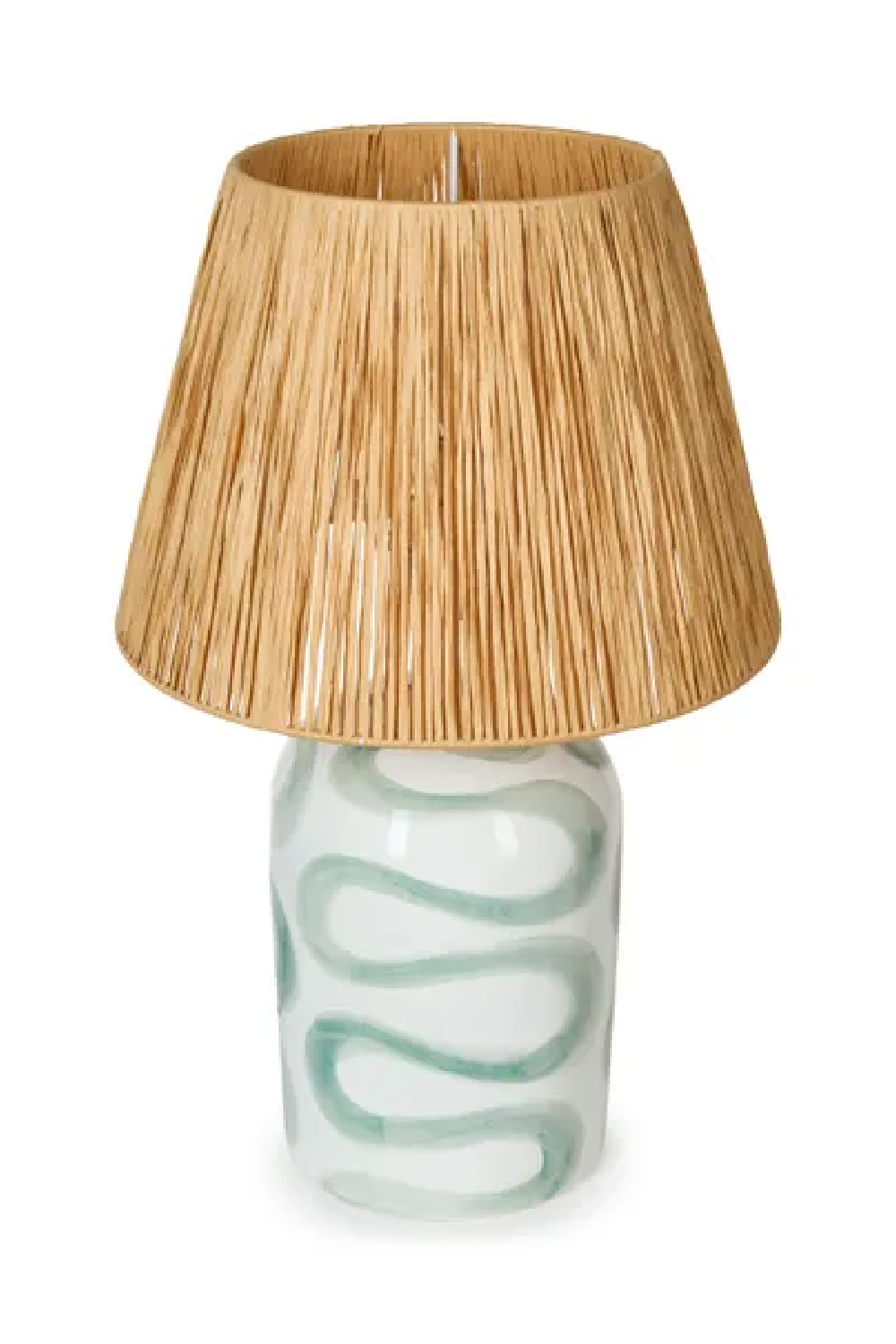 Woven Raffia Table Lamp | NV Gallery Savannah | Oroa.com