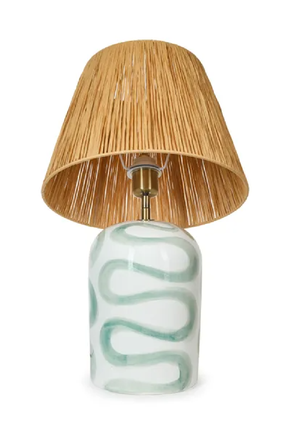 Woven Raffia Table Lamp | NV Gallery Savannah | Oroa.com