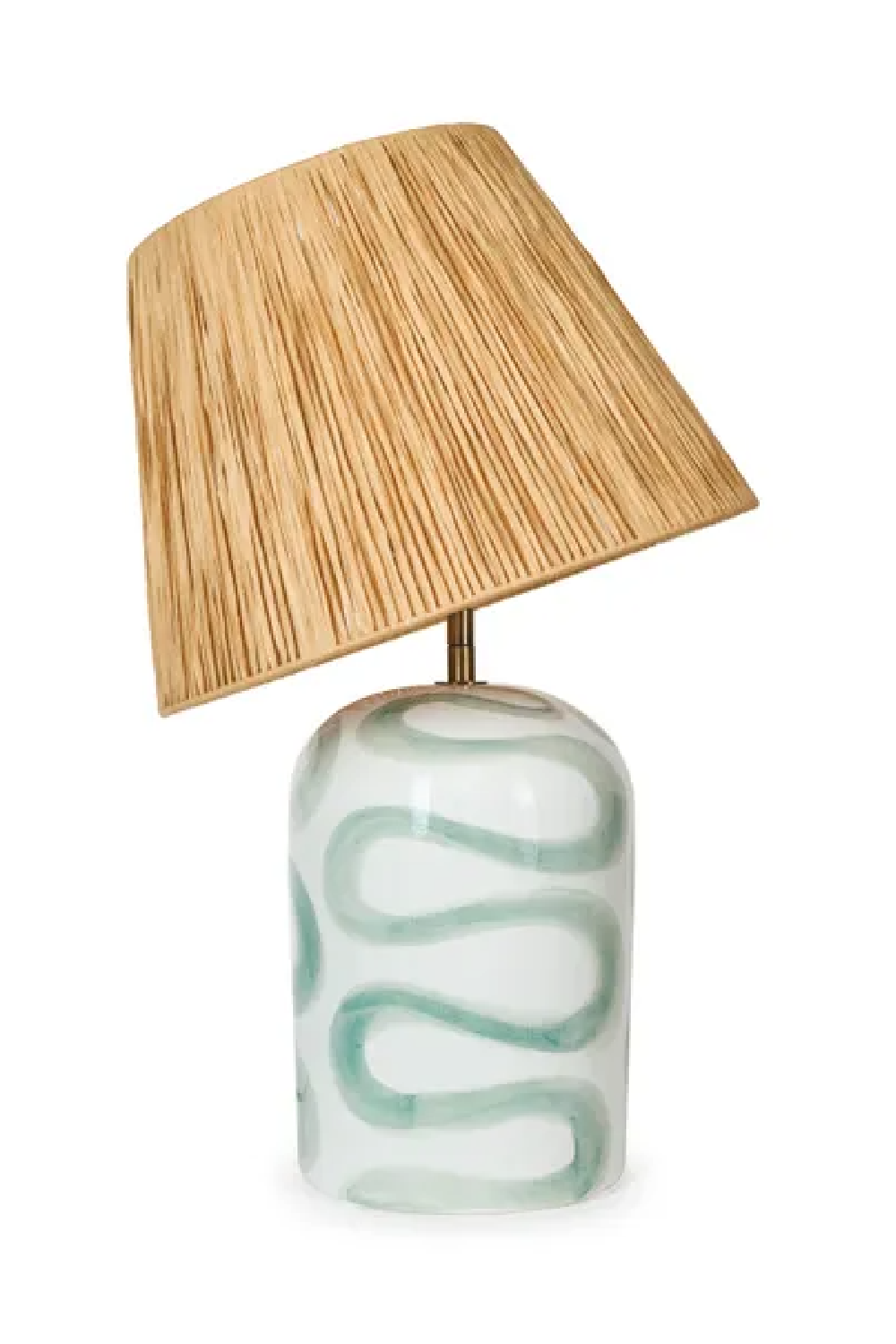 Woven Raffia Table Lamp | NV Gallery Savannah | Oroa.com