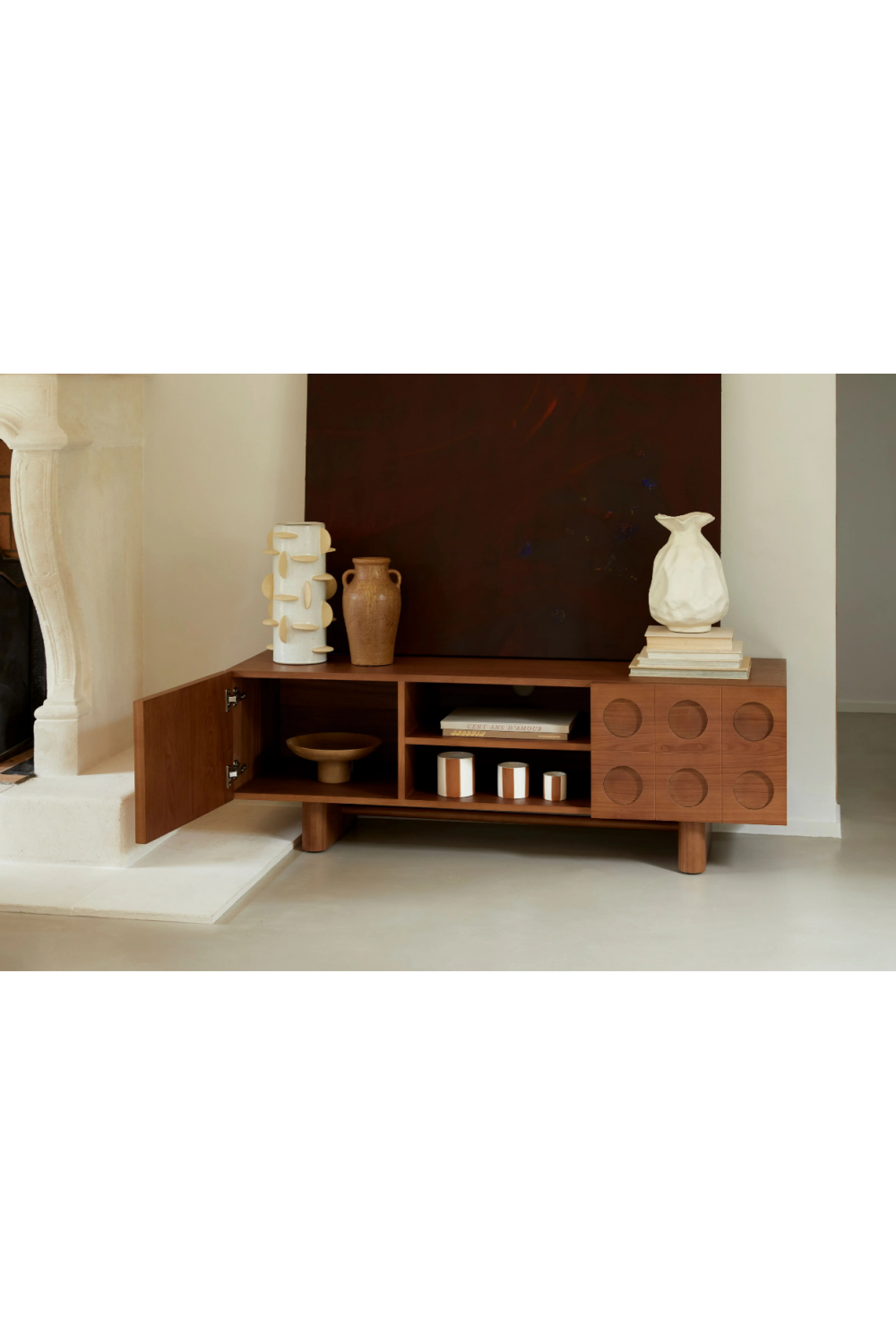 Walnut-Stained TV Cabinet | NV Gallery Cooper