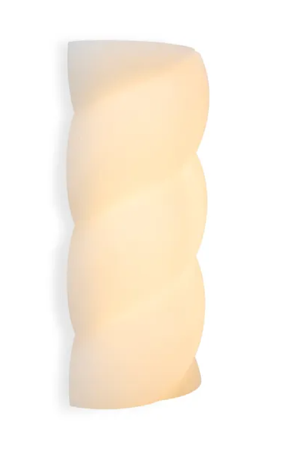 White Twisted Wall Lamp | NV Gallery Twister | Oroa.com