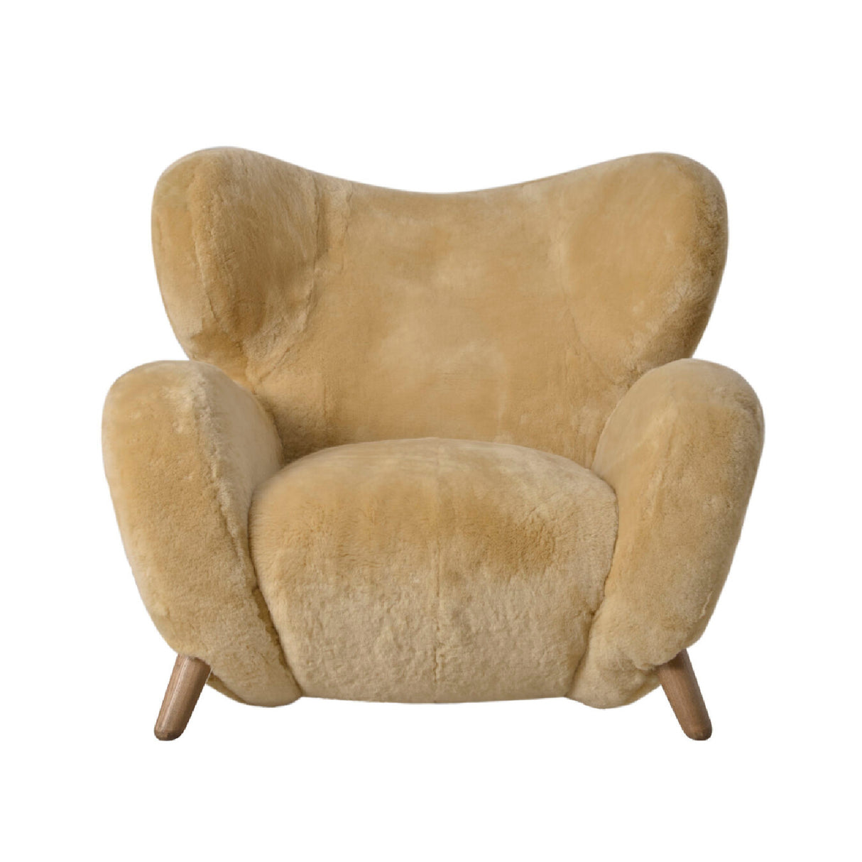 Sheepskin Modern Lounge Chair | Oroa.com