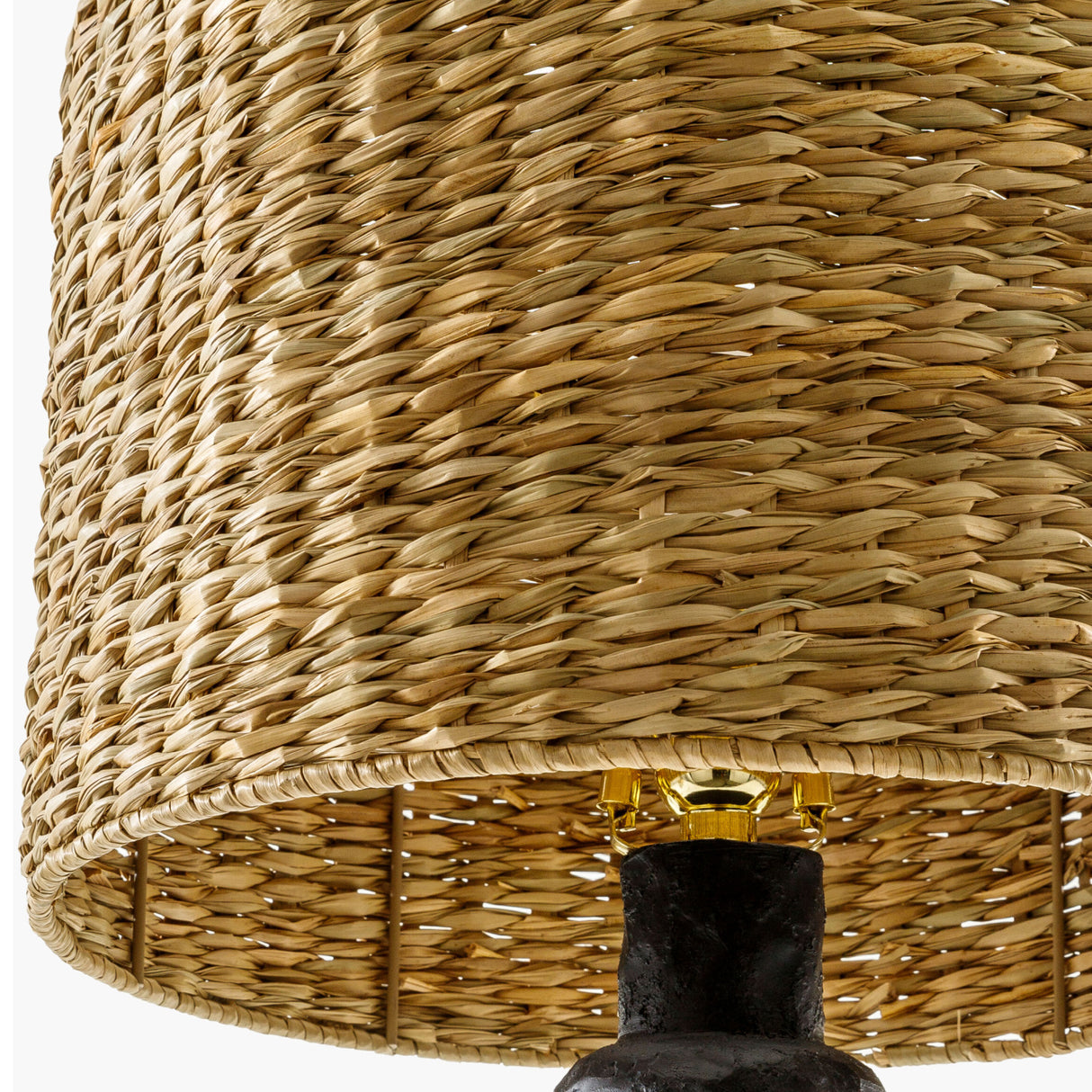 Woven Seagrass Accent Table Lamp | Oroa.com