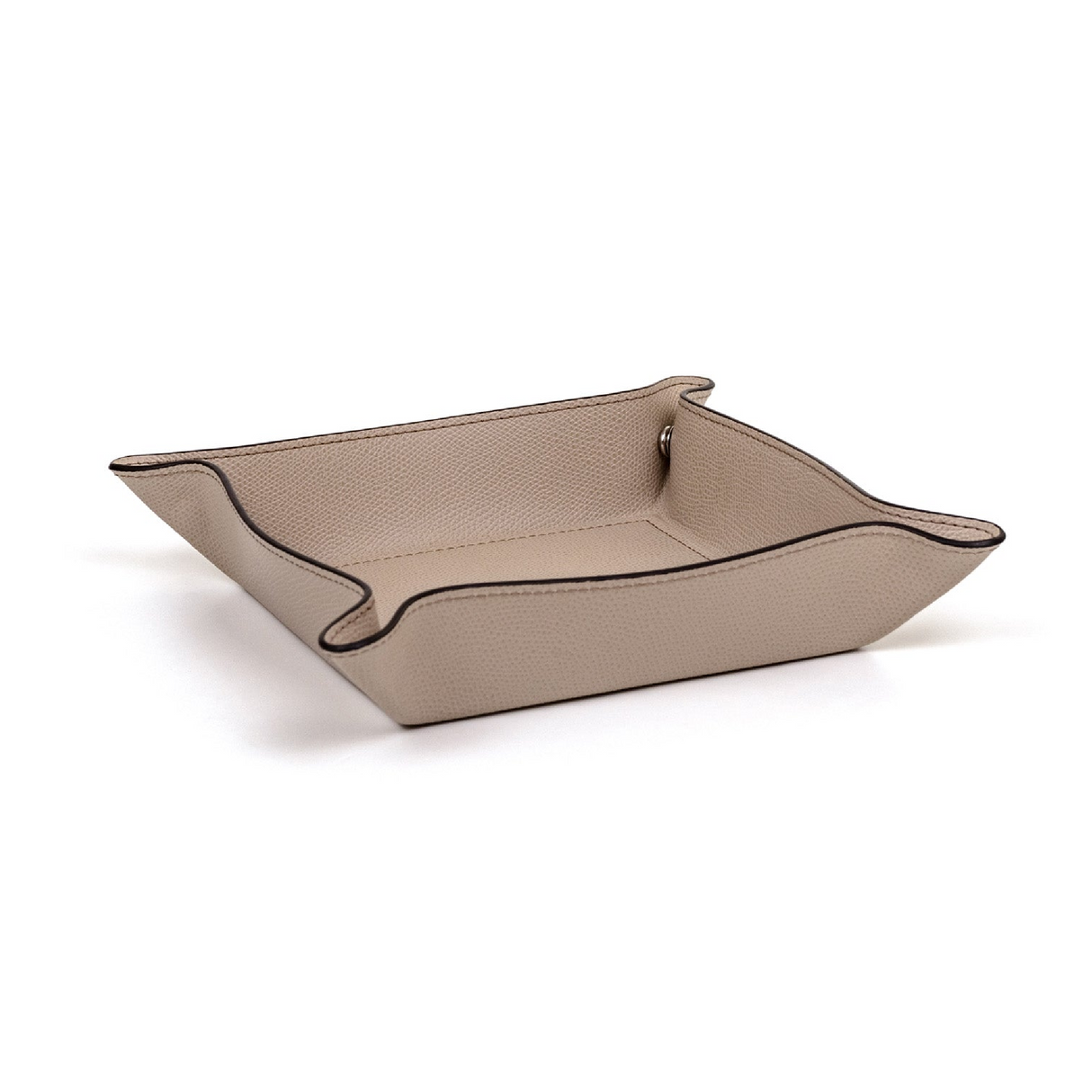 Square Leather Trinket Tray | Pinetti | OROA.com