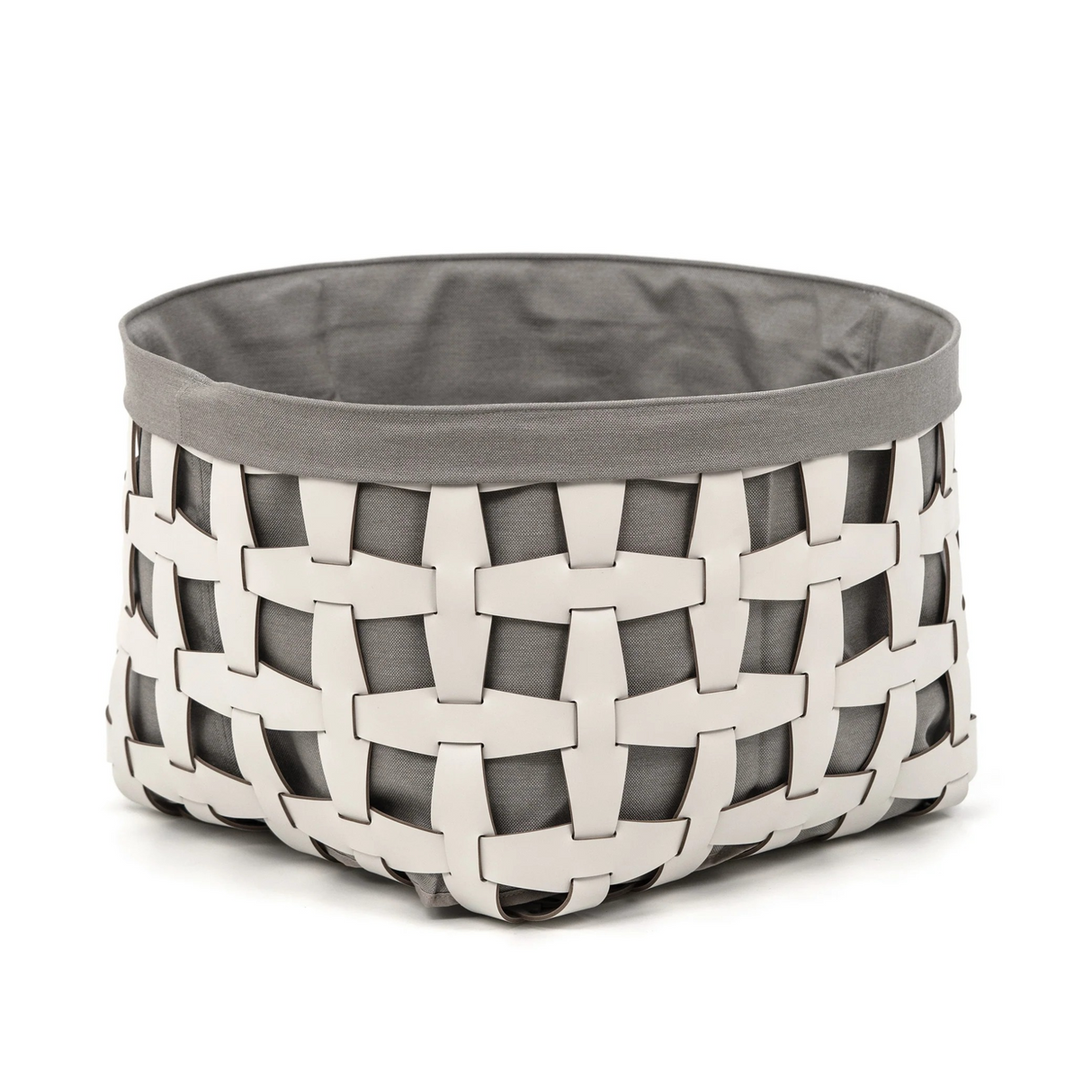 Outdoor Handwoven Leather Basket L | Pinetti Hook | OROA.com