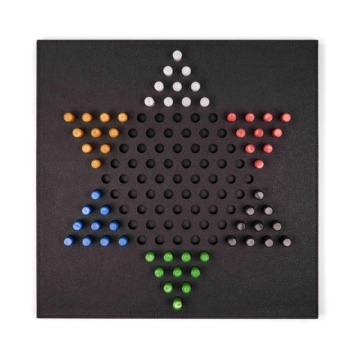 Leather Board Game | Pinetti Chinese Checkers | OROA.com