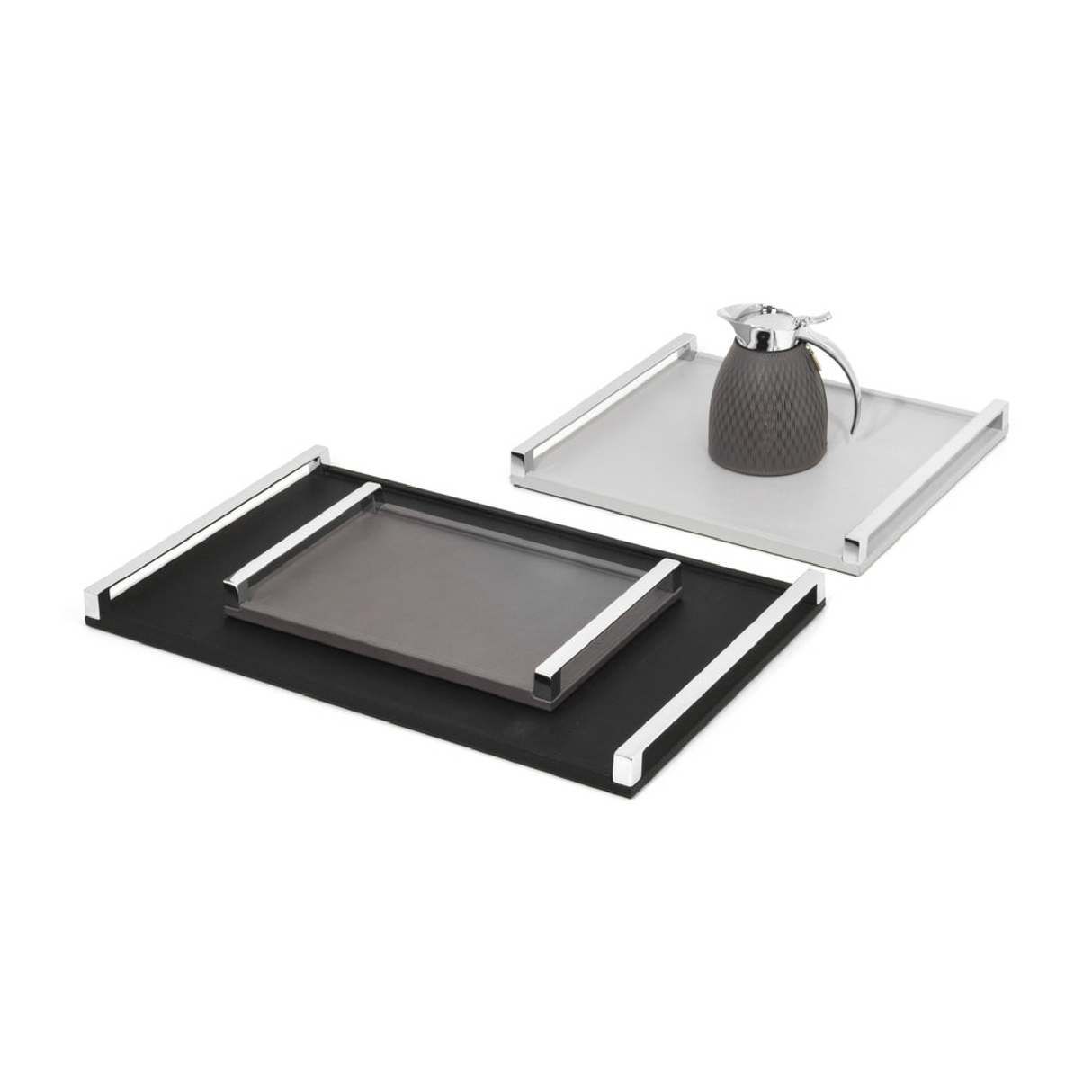 Wooden Tray with Metal Handles | Pinetti Giove | OROA.com
