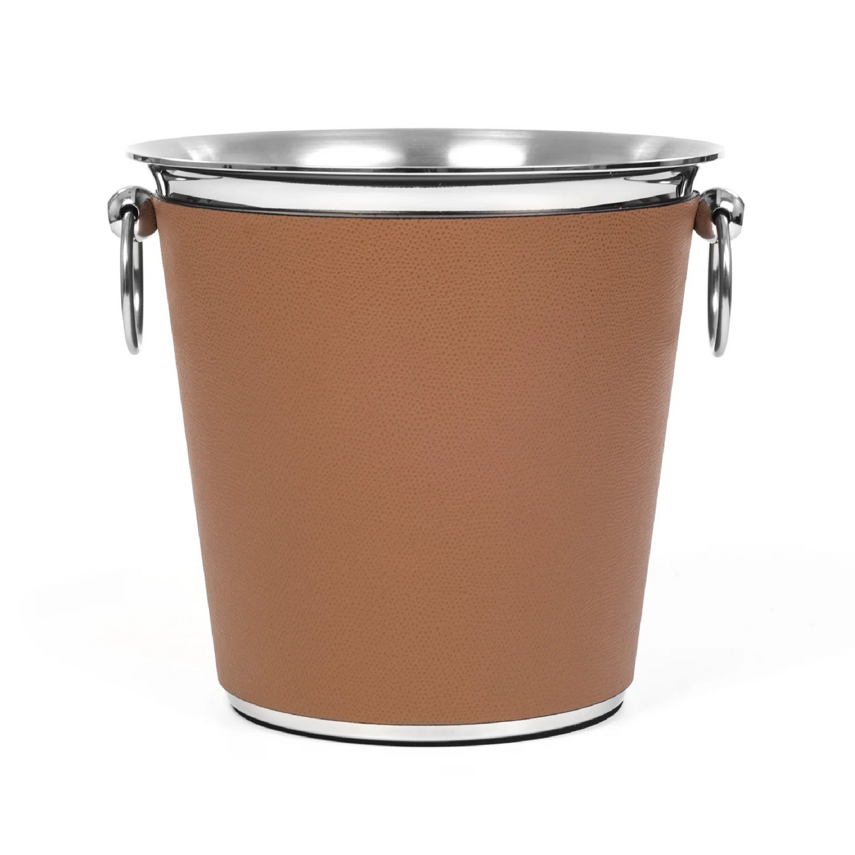 Leather Sleeve Steel Champagne Bucket | Pinetti | OROA.com