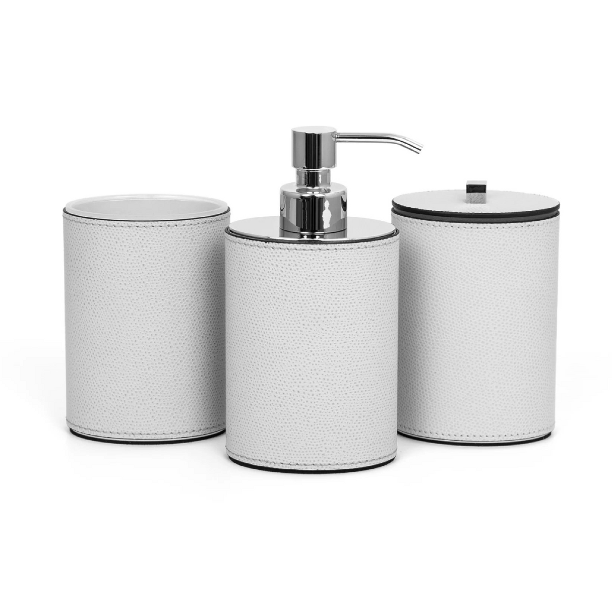 Oval Leather Toothbrush Holder | Pinetti Poseidon | OROA.com