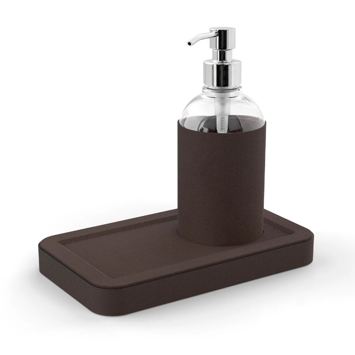 Leather Manual Dispenser Tray S | Pinetti Igea | OROA.com