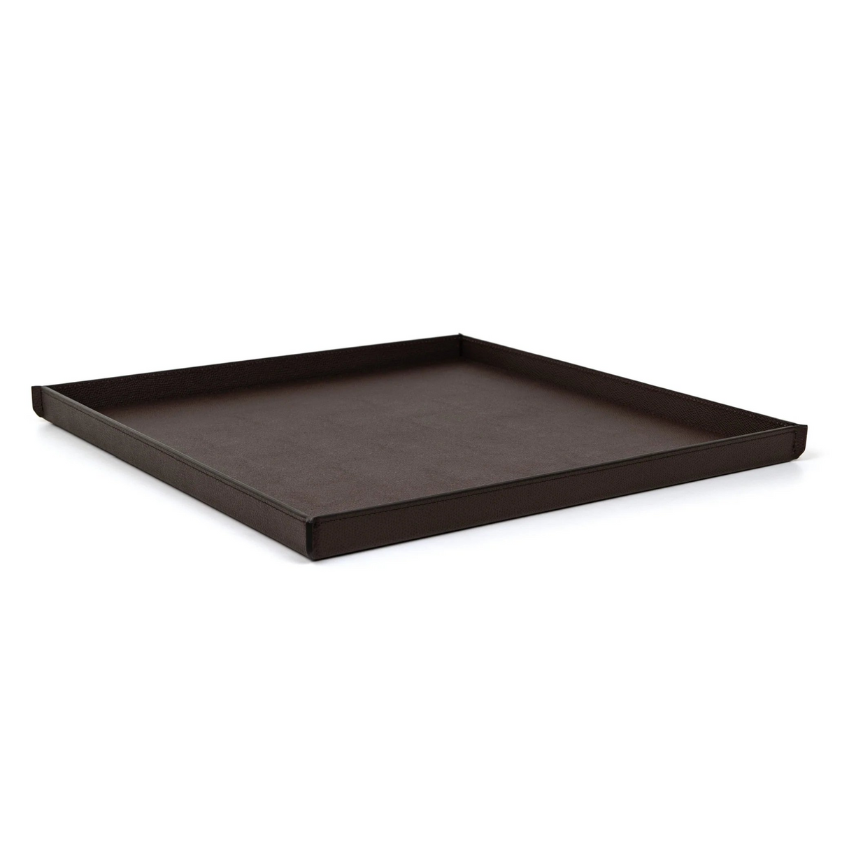 Square Leather Tray | Pinetti Leslie | OROA.com