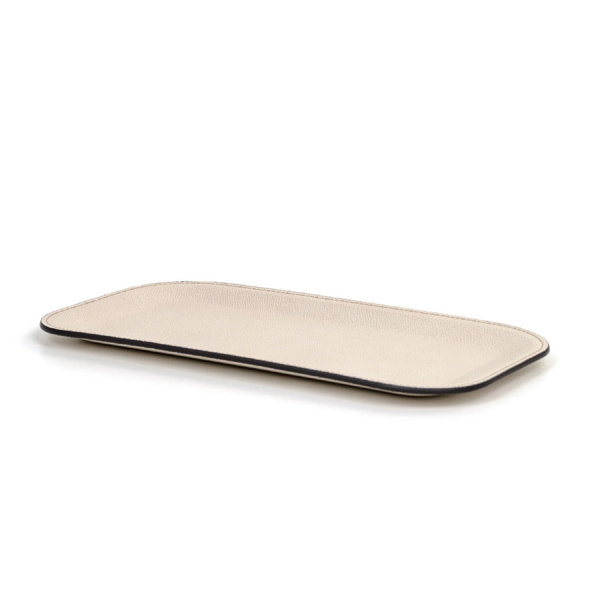 Rectangular Calf Leather Tray | Pinetti Victor | OROA.com