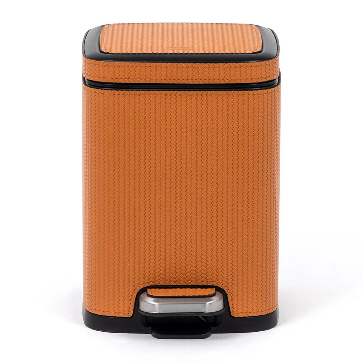 Leather Square Pedal Bin | Pinetti