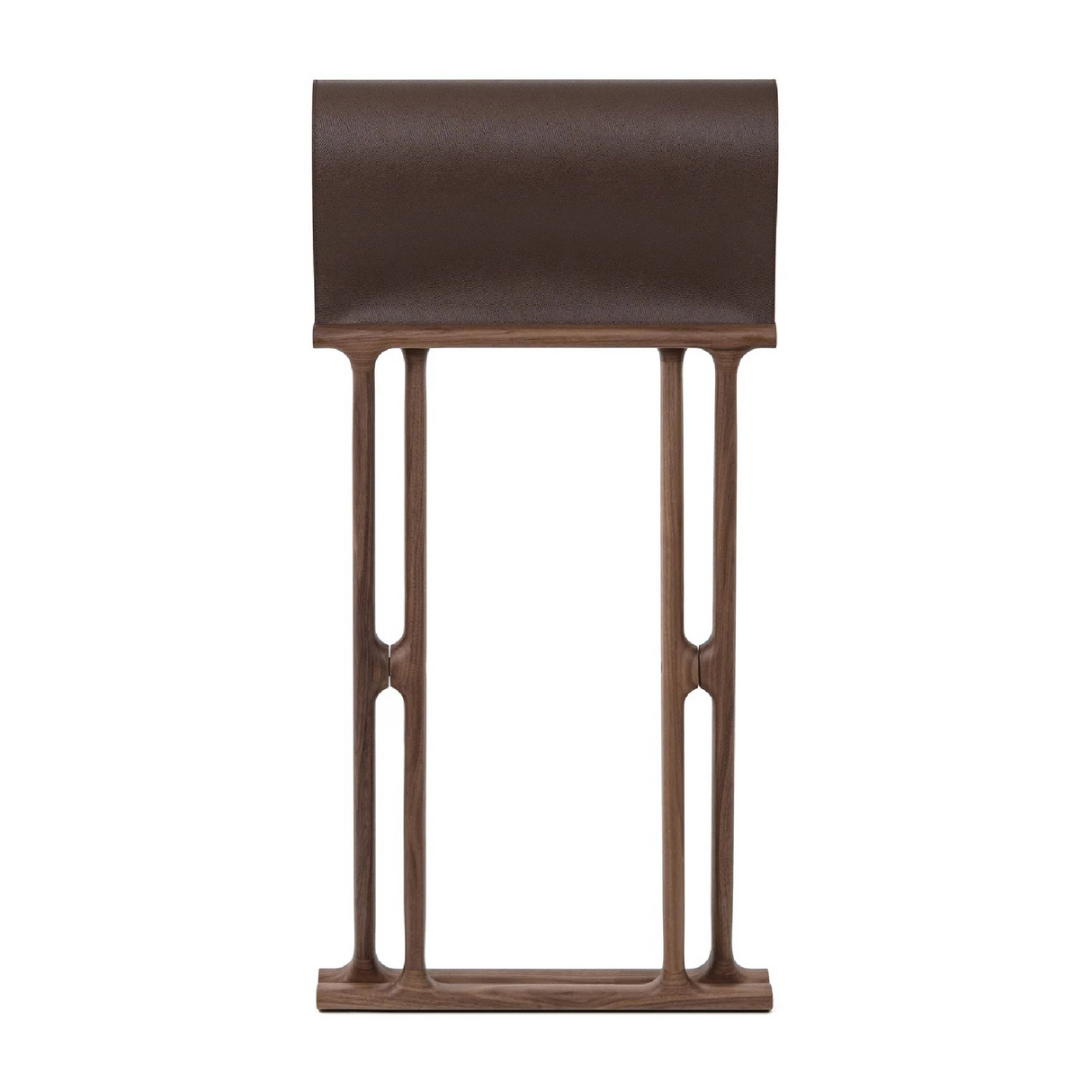 Outdoor Solid Walnut Folding Stool | Pinetti Chelsea | OROA.com