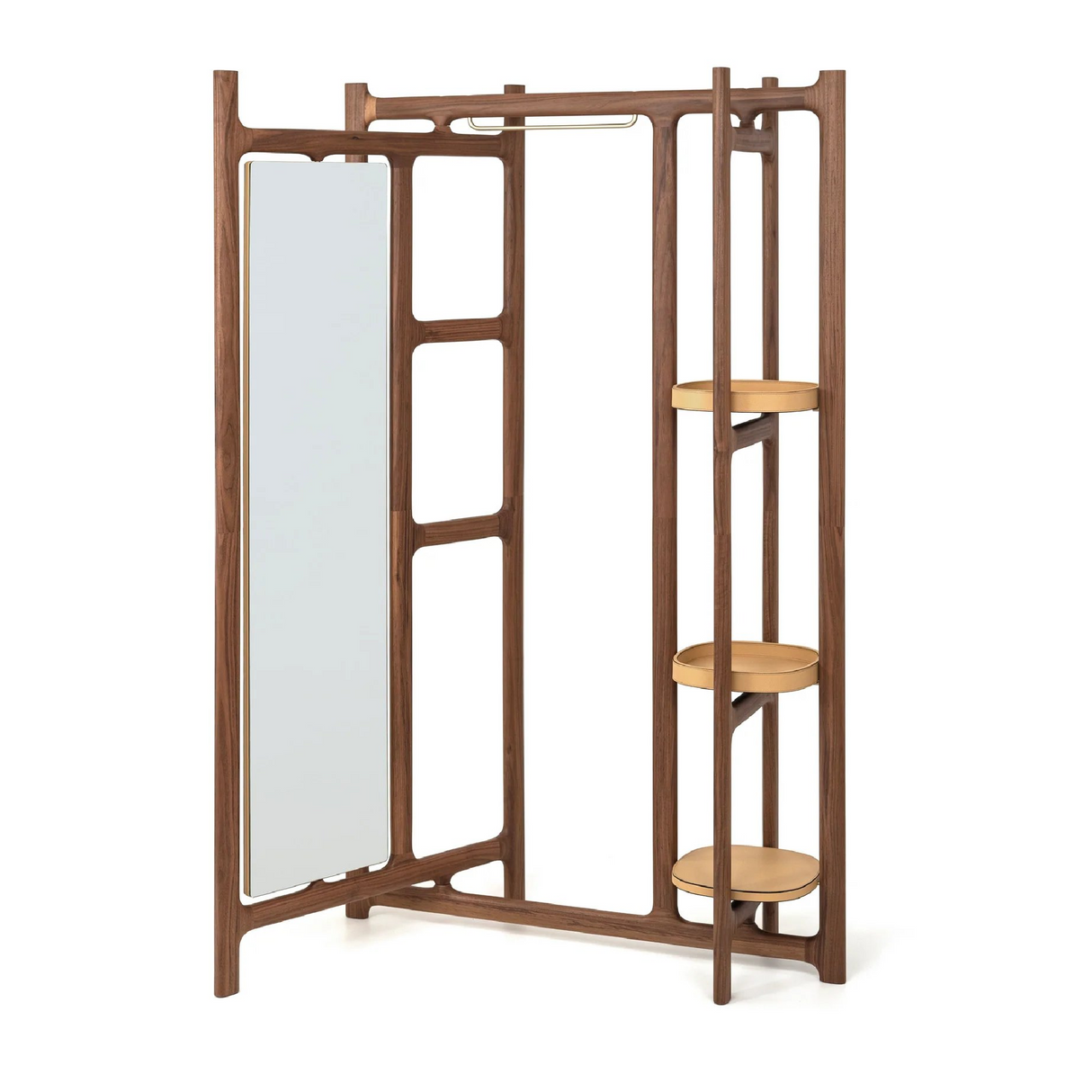 Leather Tray Valet Stand | Pinetti Chelsea | OROA.com