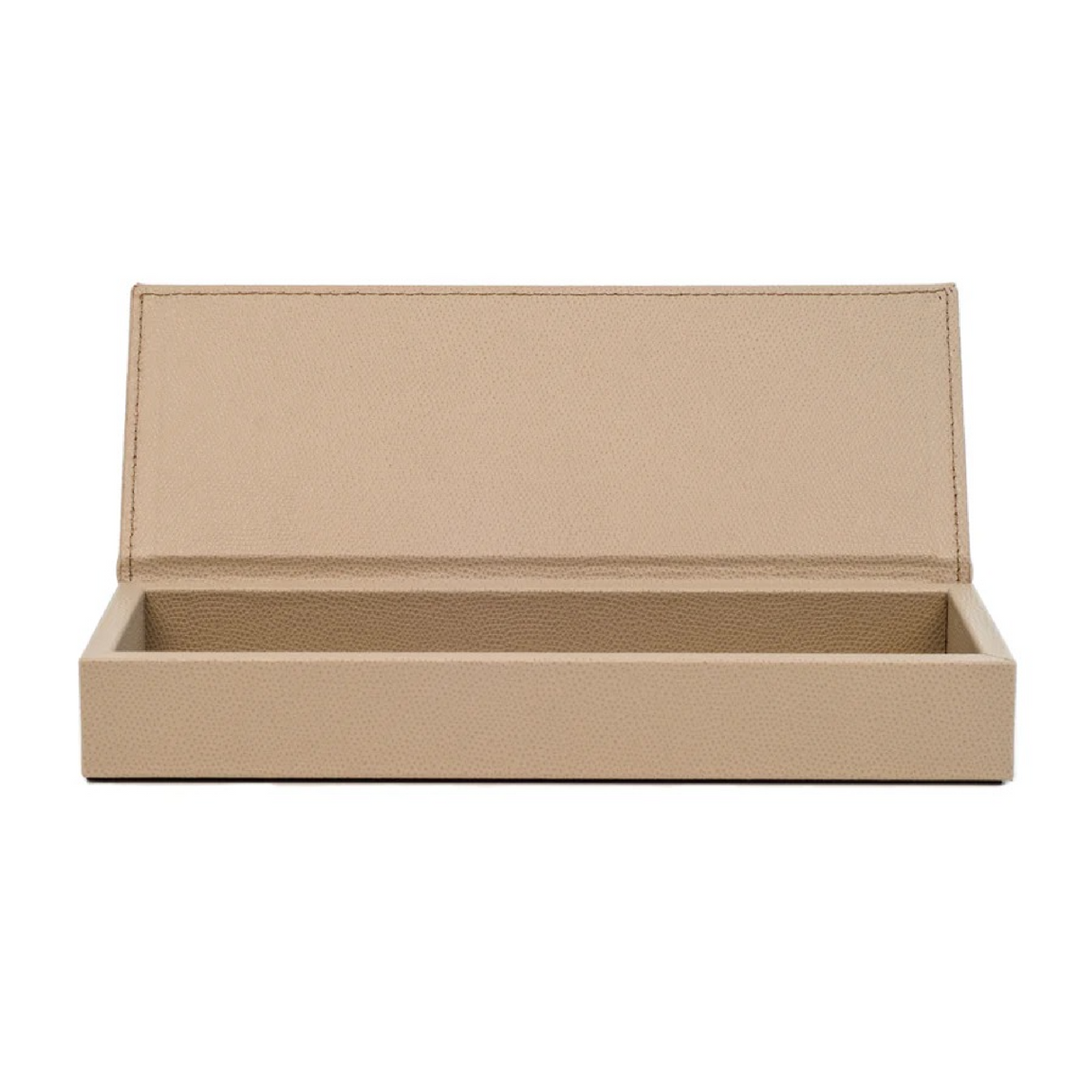 Leather Lidded Pencil Box | Pinetti Larry | OROA.com