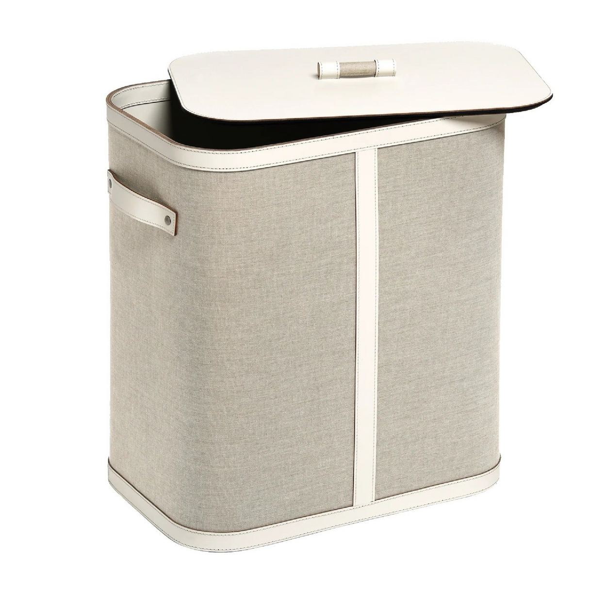 Leather Rectangular Basket | Pinetti Penelope | OROA.com