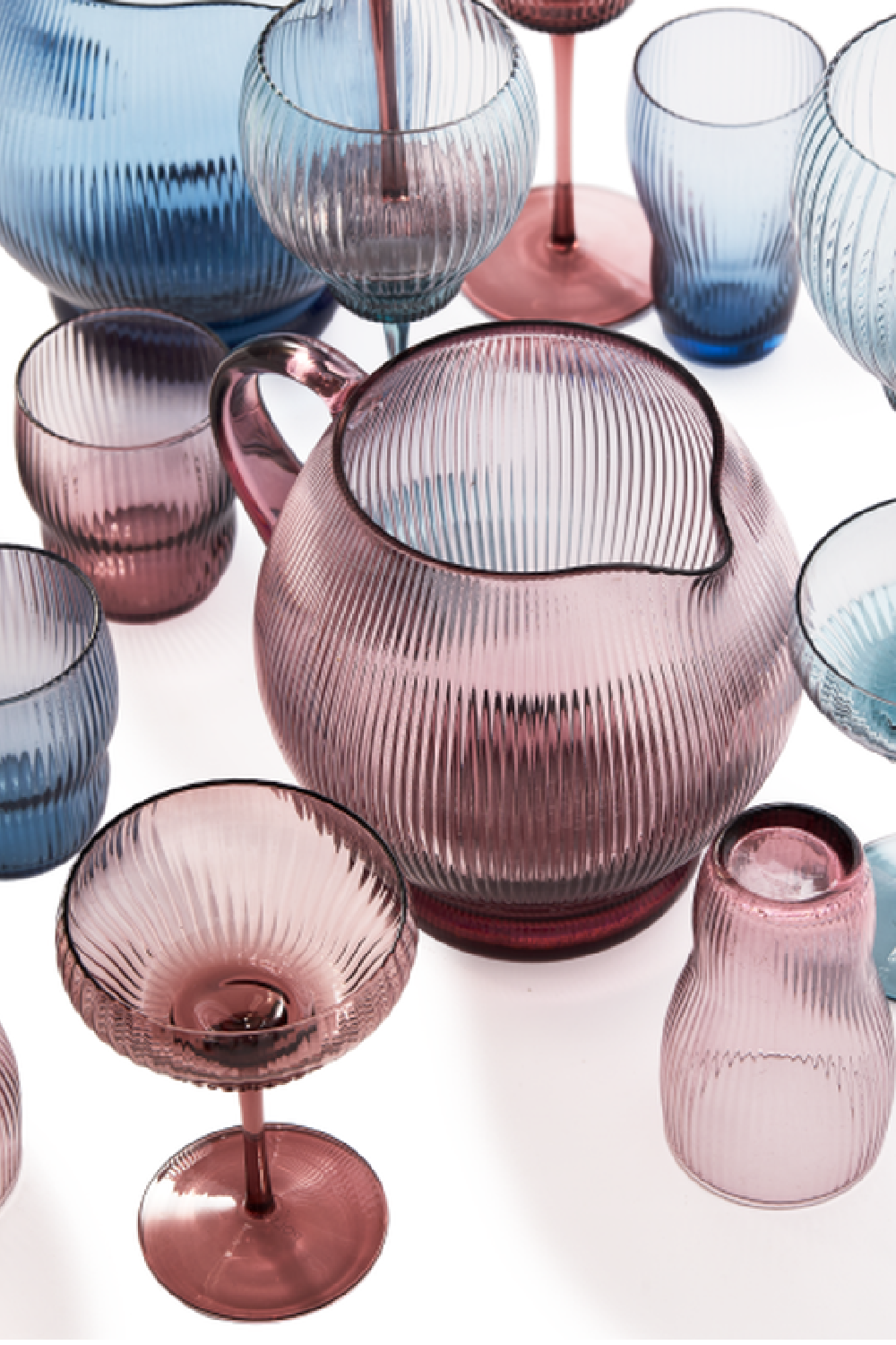 Ridged Glass Longdrinks | Pols Potten Pum | Oroa.com