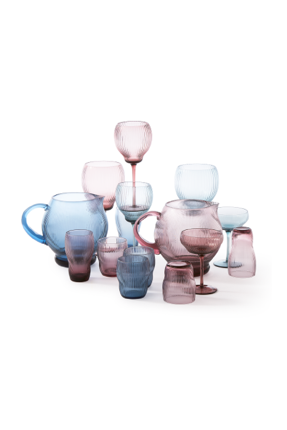 Ridged Glass Pitcher | Pols Potten Pum | Oroa.com