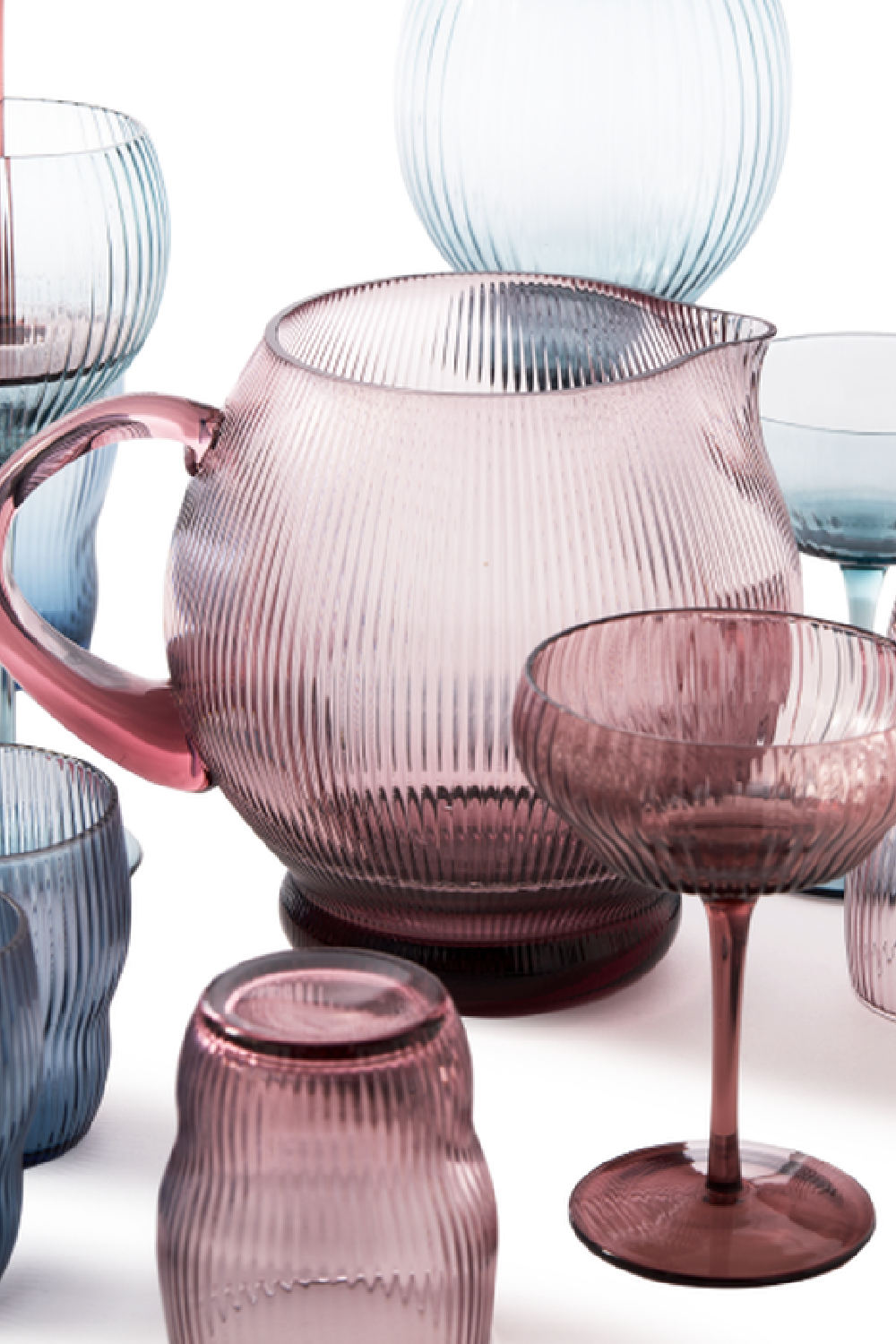 Ridged Glass Pitcher | Pols Potten Pum | Oroa.com