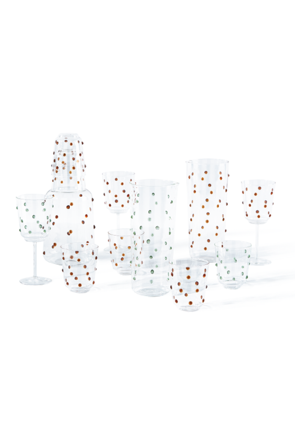 Dotted Wine Glass | Pols Potten Nob | Oroa.com