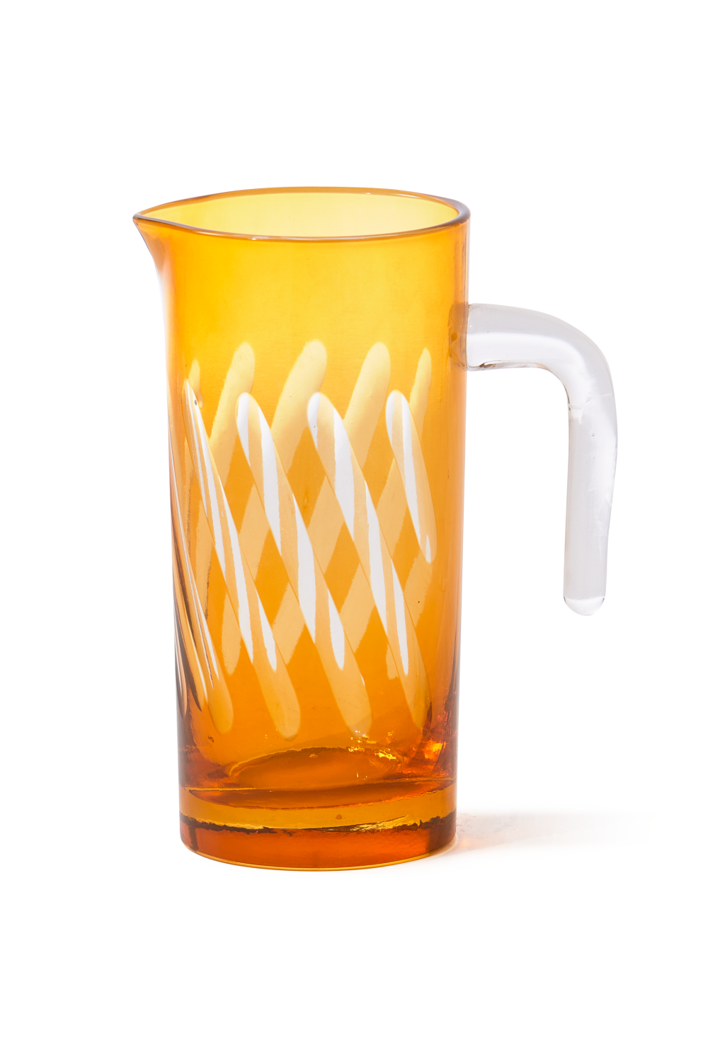 Yellow Glass Pitcher | Pols Potten Tubular | Oroa.com