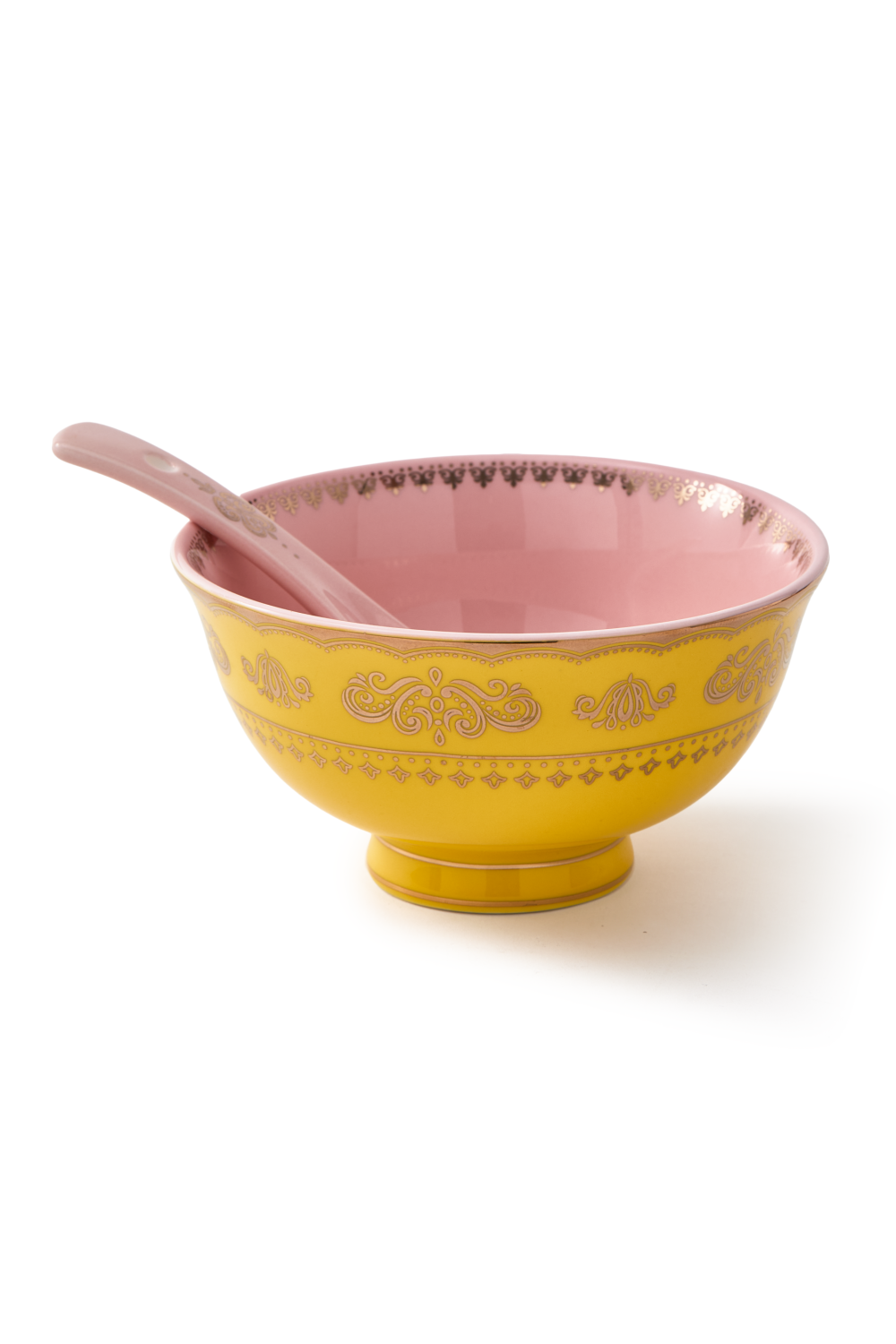 Glazed Porcelain Ramen Bowl Set | Pols Potten Grandpa | Oroa.com