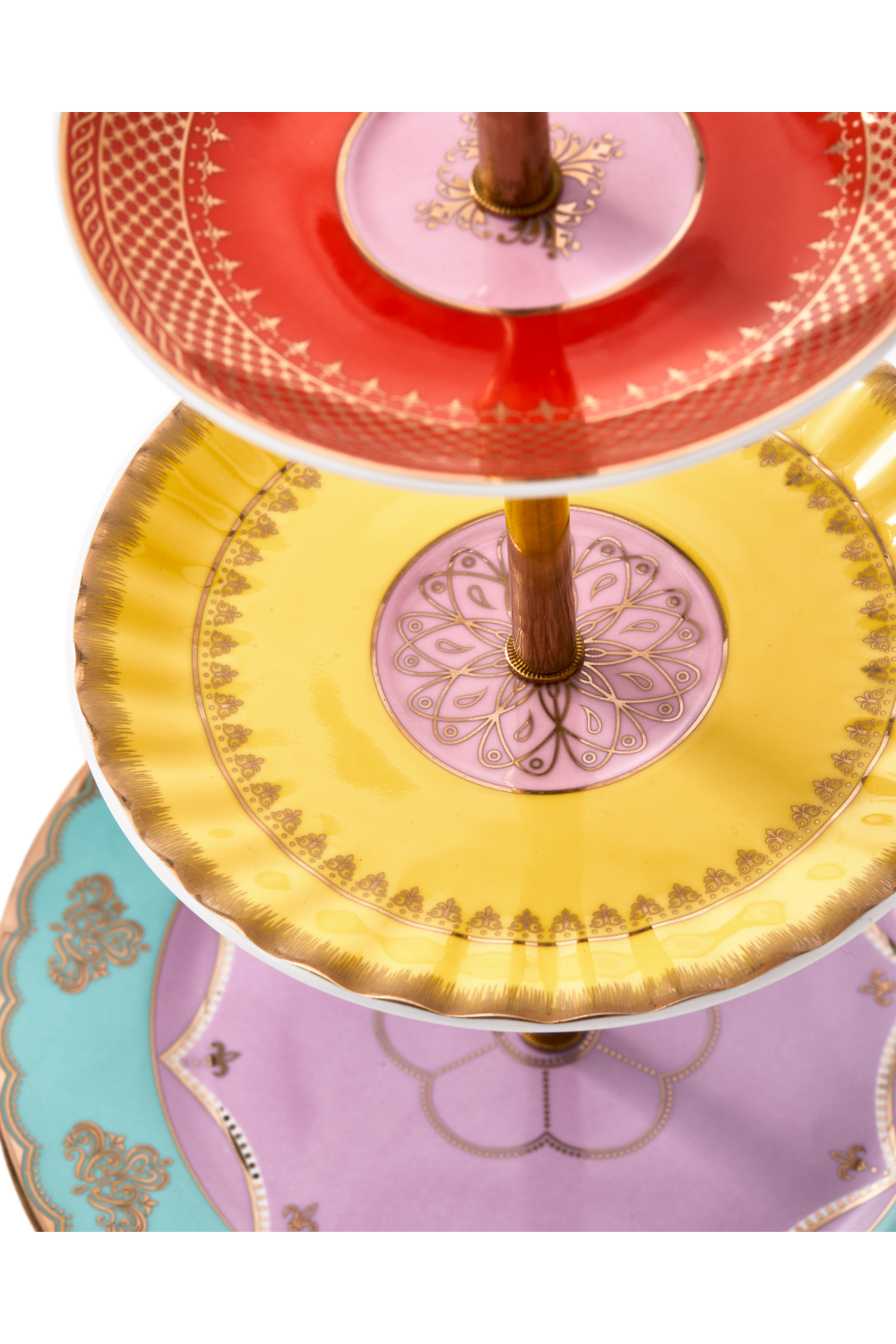 Multi-colored Porcelain High Tea Set | Pols Potten Grandpa | Oroa.com