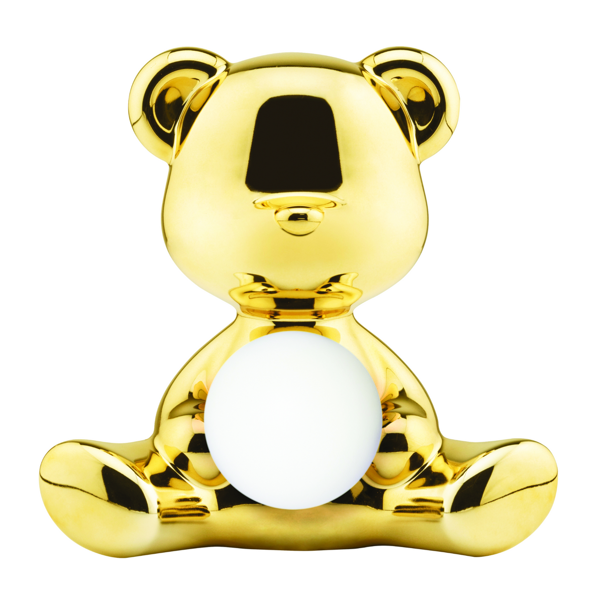 Gold Bear Table Lamp | Qeeboo Teddy Girl | OROA.com