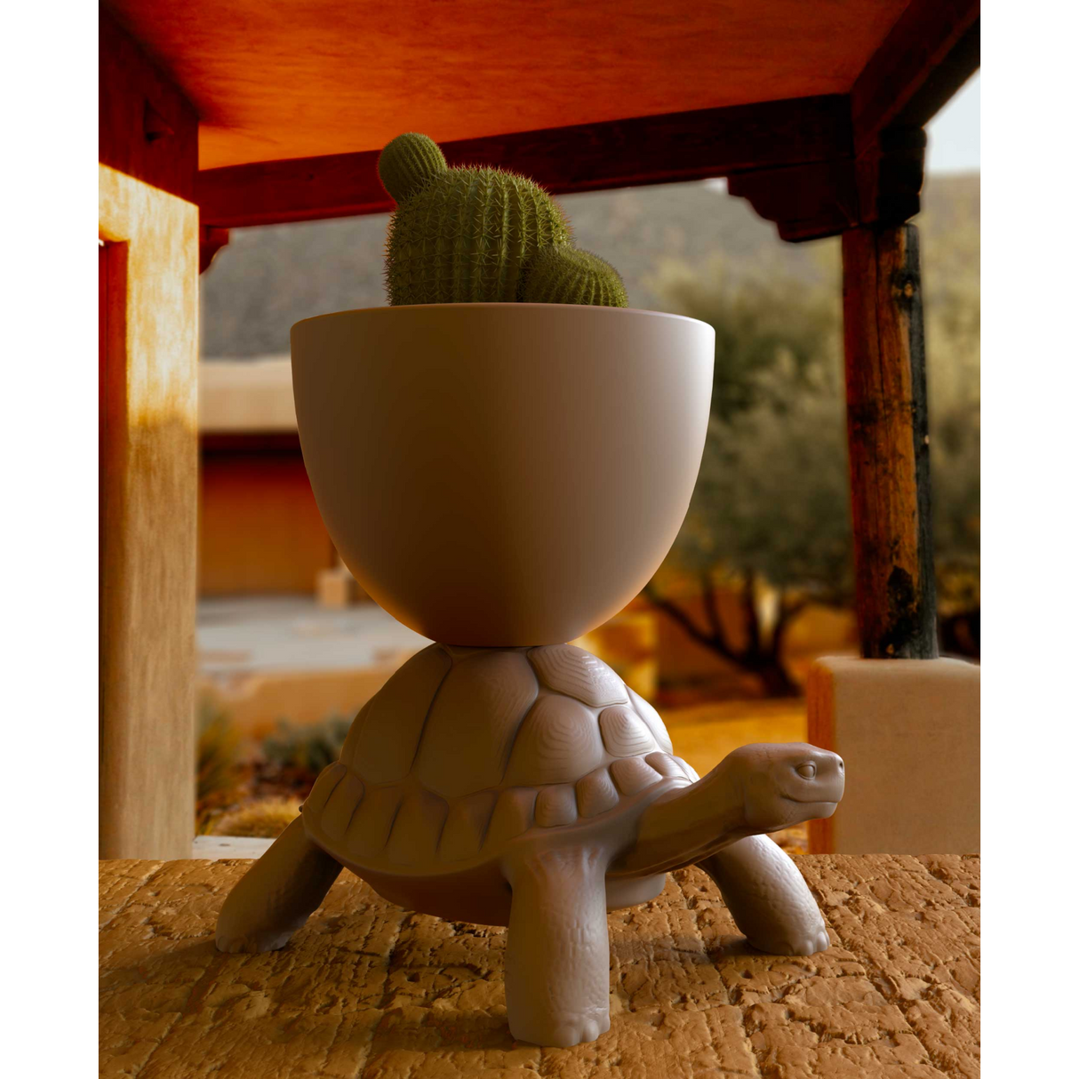 Modern Decorative Planter | Qeeboo Turtle Carry | OROA.com