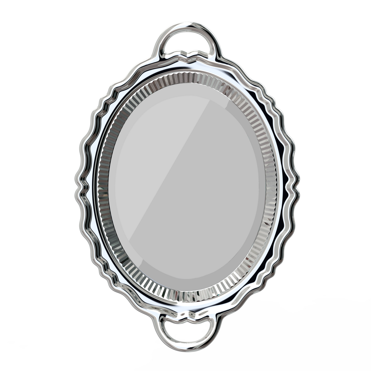Metallic Tray Wall Mirror | Qeeboo Plateau Miroir | OROA.com