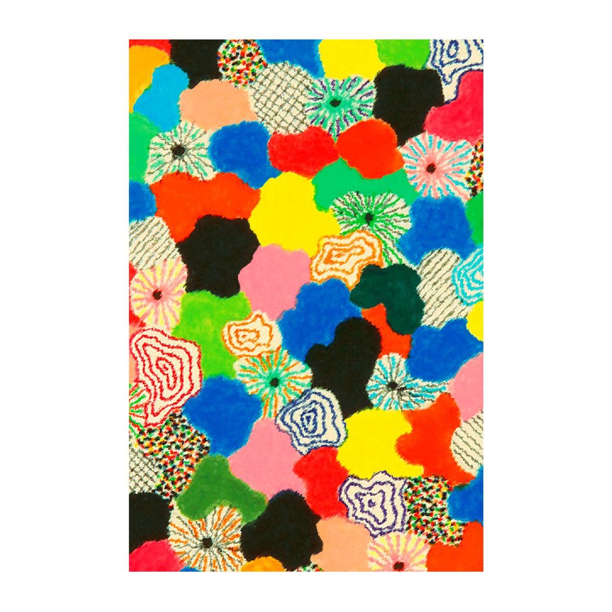 Multicolored Patchwork Rug 10' x 6'7" | Qeeboo Patch | OROA.com