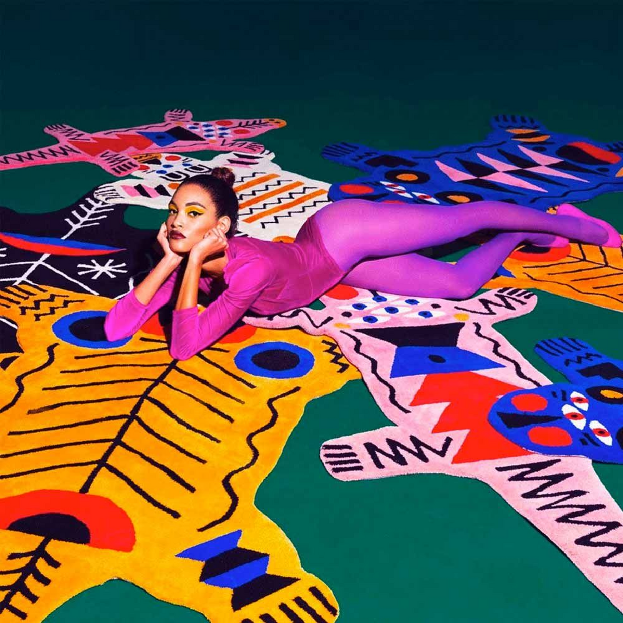 Hand-Tufted Animal Rug | Qeeboo Oggian | OROA.com