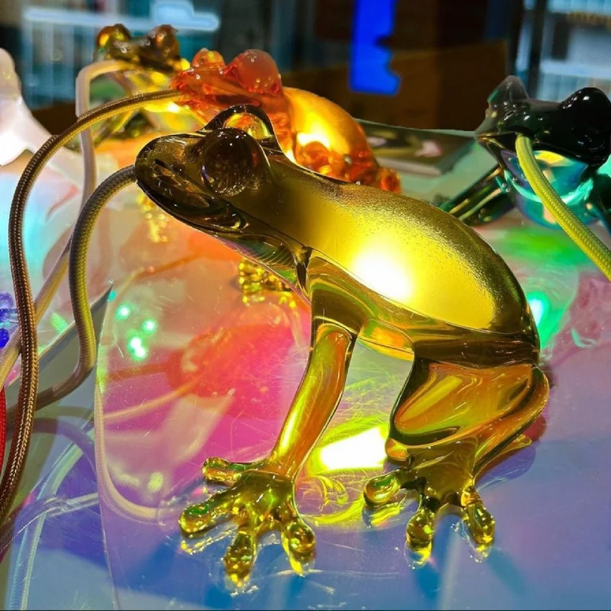 Sculptured Table/Wall Lamp | Qeeboo Hungry Frog | OROA.com