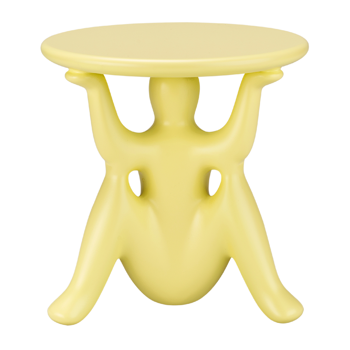 Molded Sculptural Side Table | Qeeboo Helpyourself | OROA.com