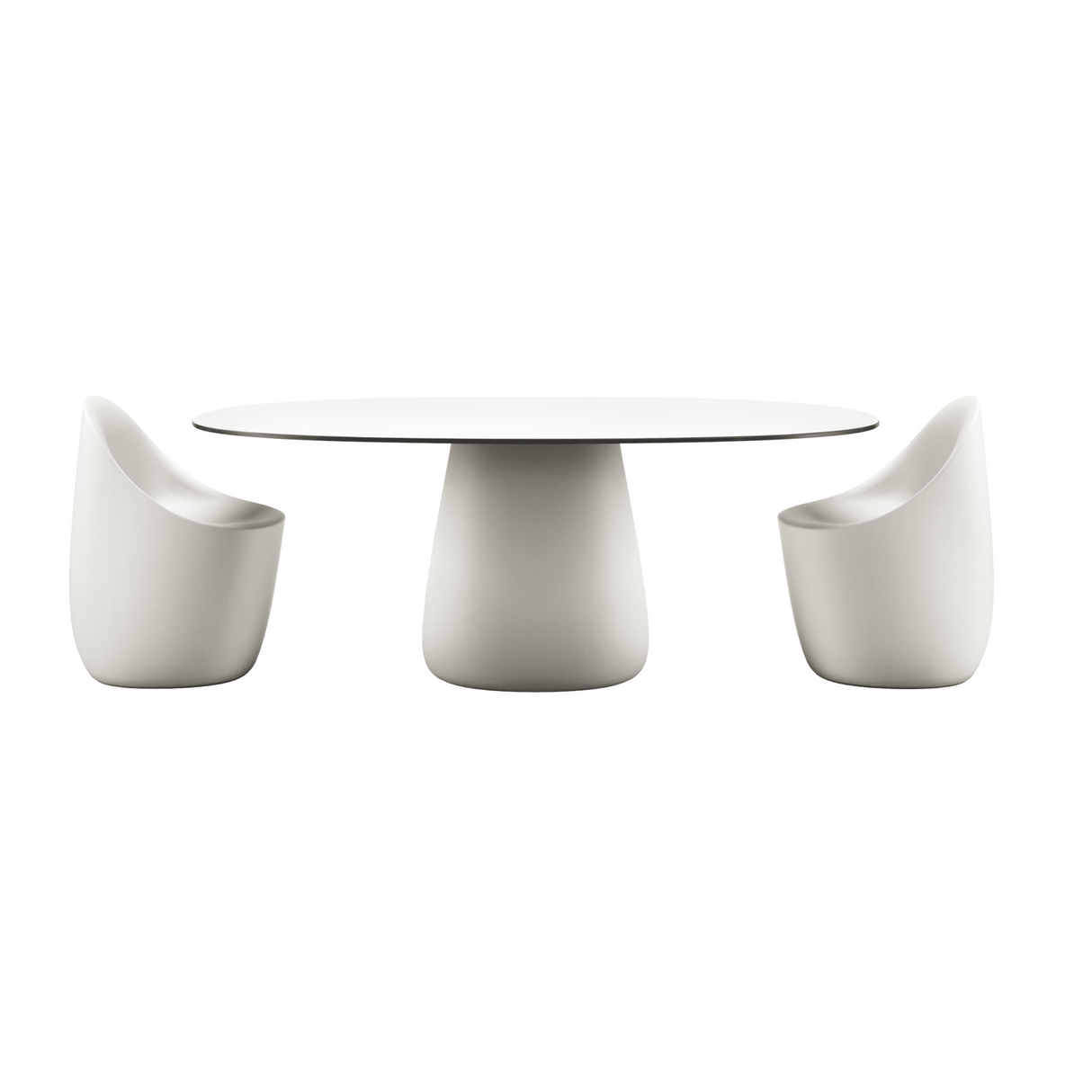 Oval Indoor/Outdoor Dining Table | Qeeboo Cobble | OROA.com