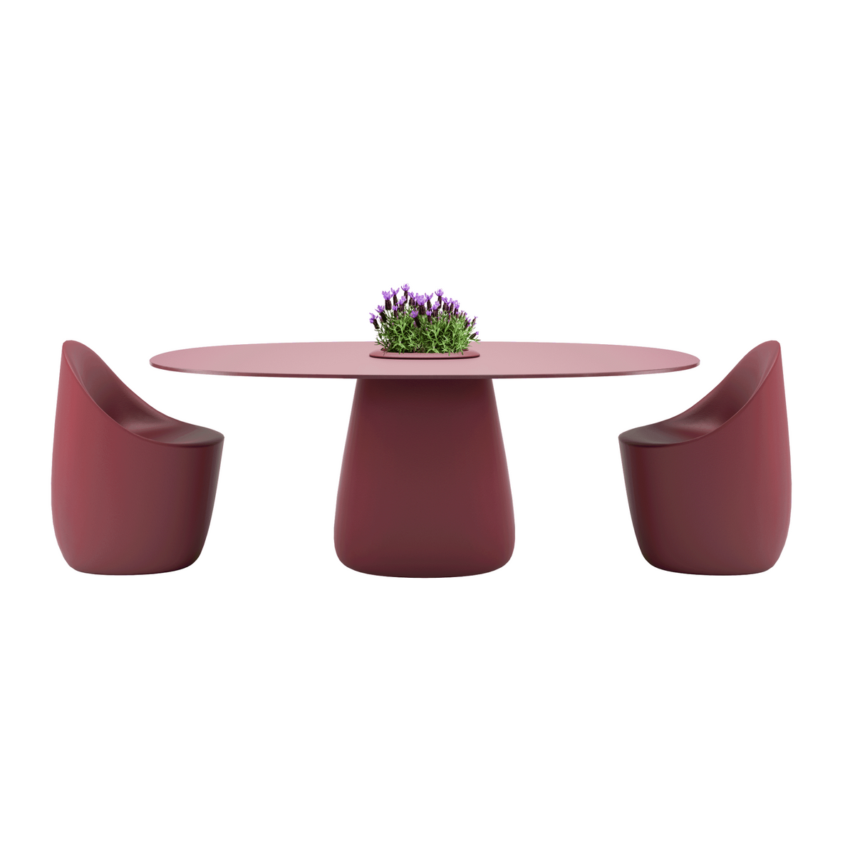 Indoor/Outdoor Bucket Dining Table | Qeeboo Cobble | OROA.com