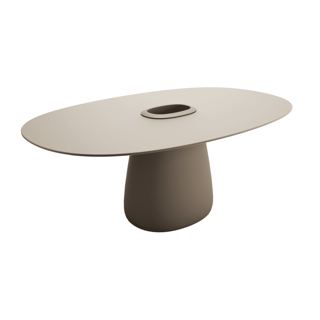 Indoor/Outdoor Bucket Dining Table | Qeeboo Cobble | OROA.com