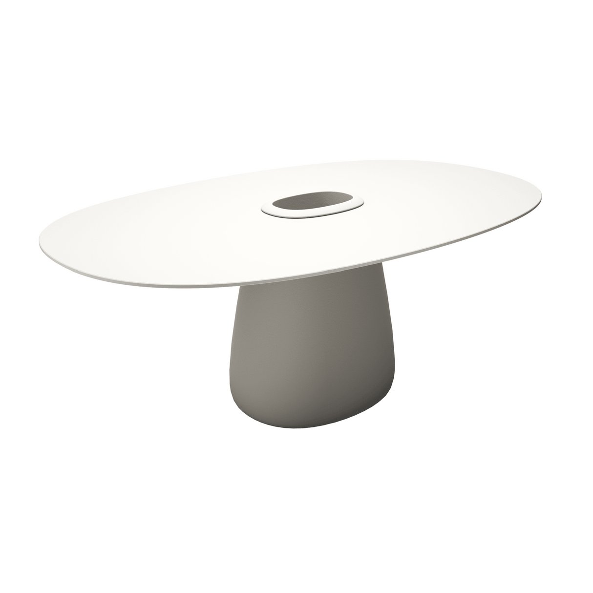 Indoor/Outdoor Bucket Dining Table | Qeeboo Cobble | OROA.com