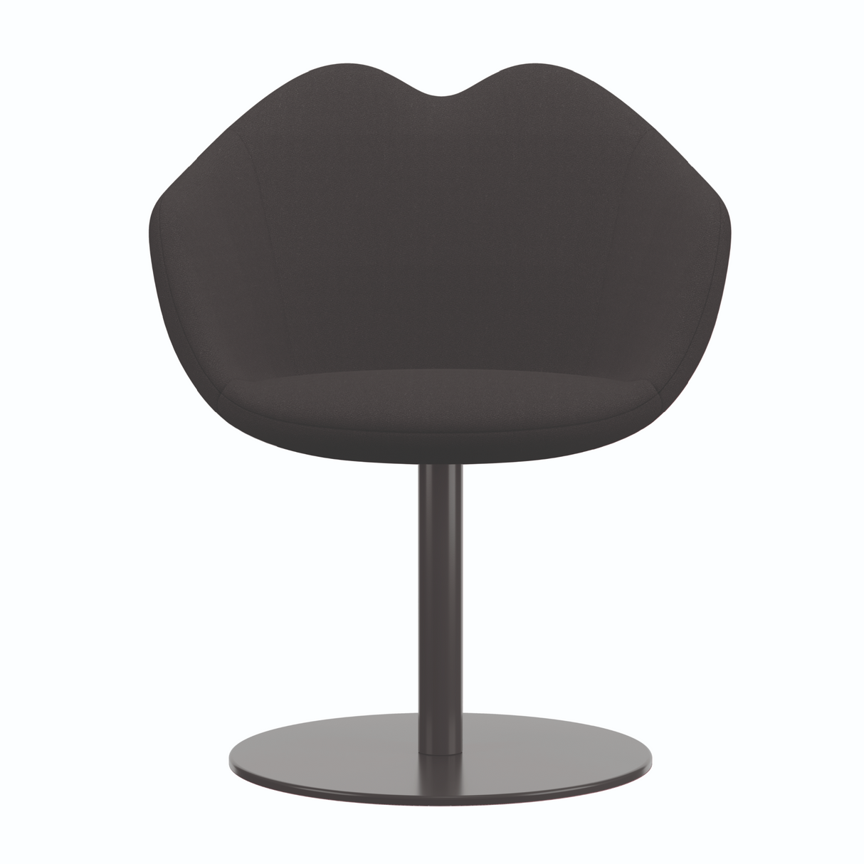 Lips-Shaped Swivel Chair | Qeeboo Xoxo | OROA.com