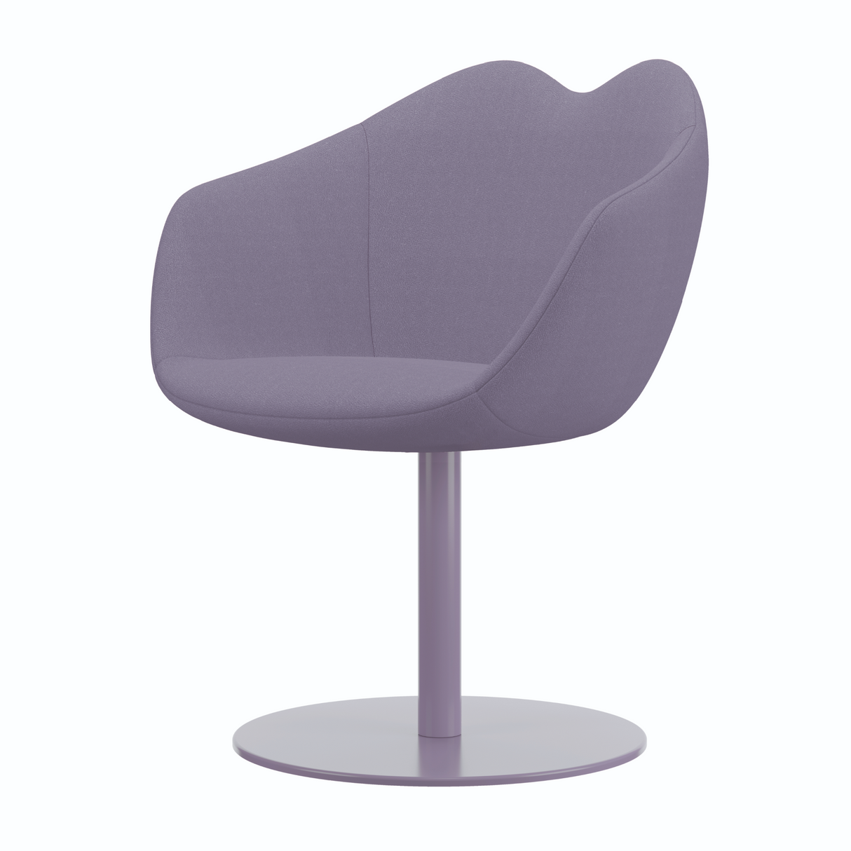 Lips-Shaped Swivel Chair | Qeeboo Xoxo | OROA.com