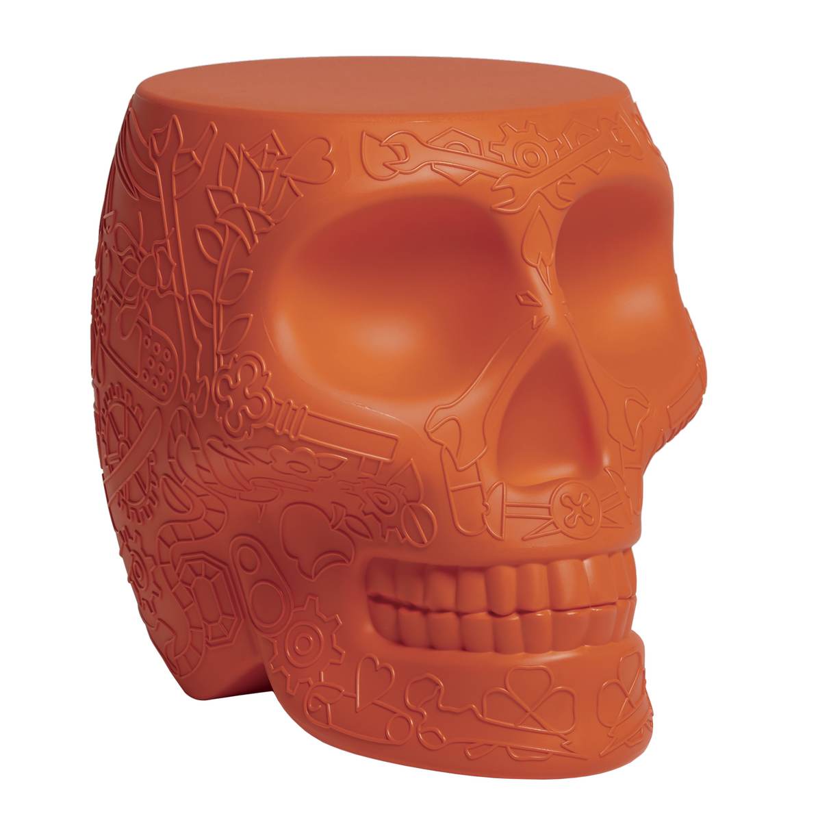 Skull-Shaped Stool Side Table | Qeeboo Mexico | OROA.com