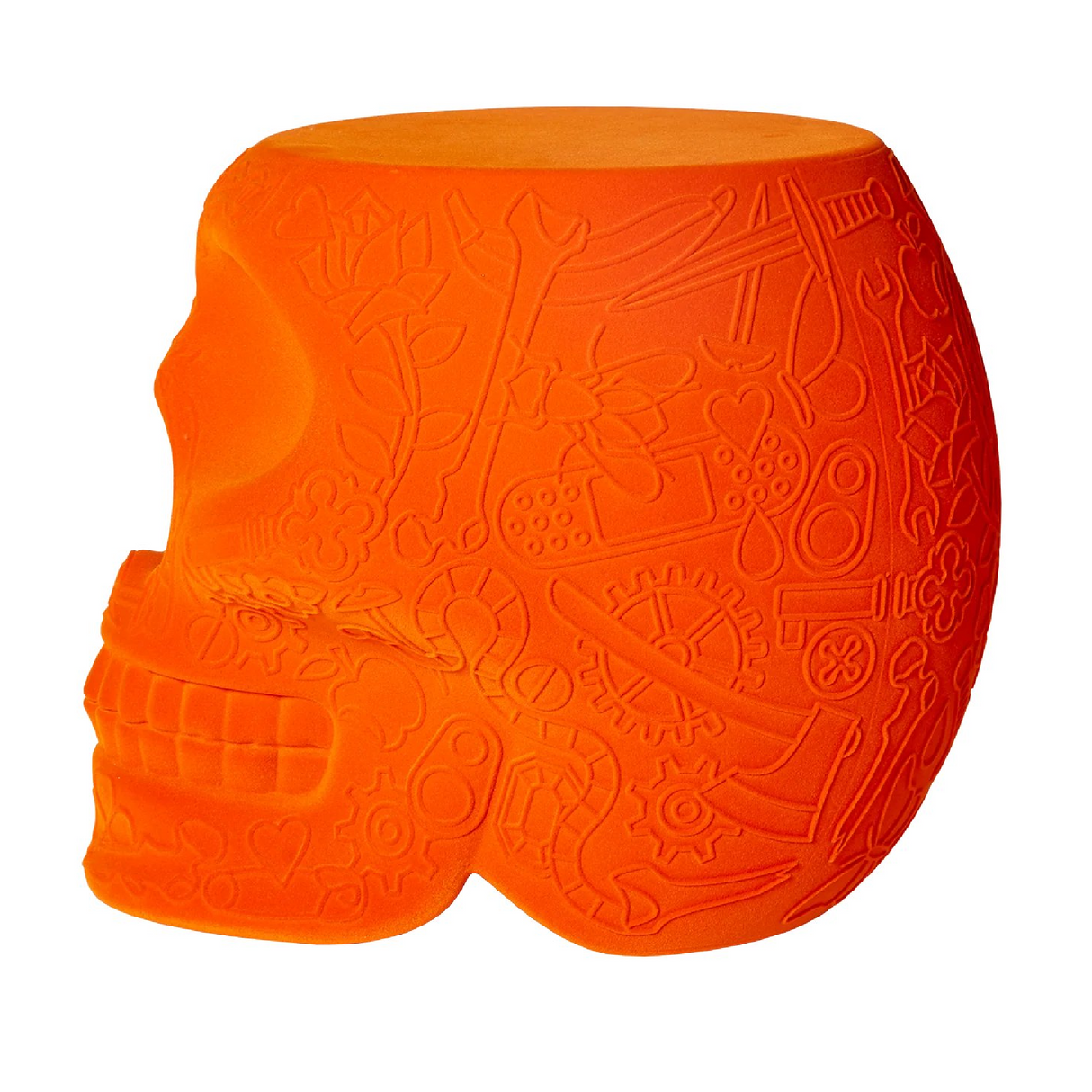 Skull-Shaped Stool Side Table | Qeeboo Mexico | OROA.com