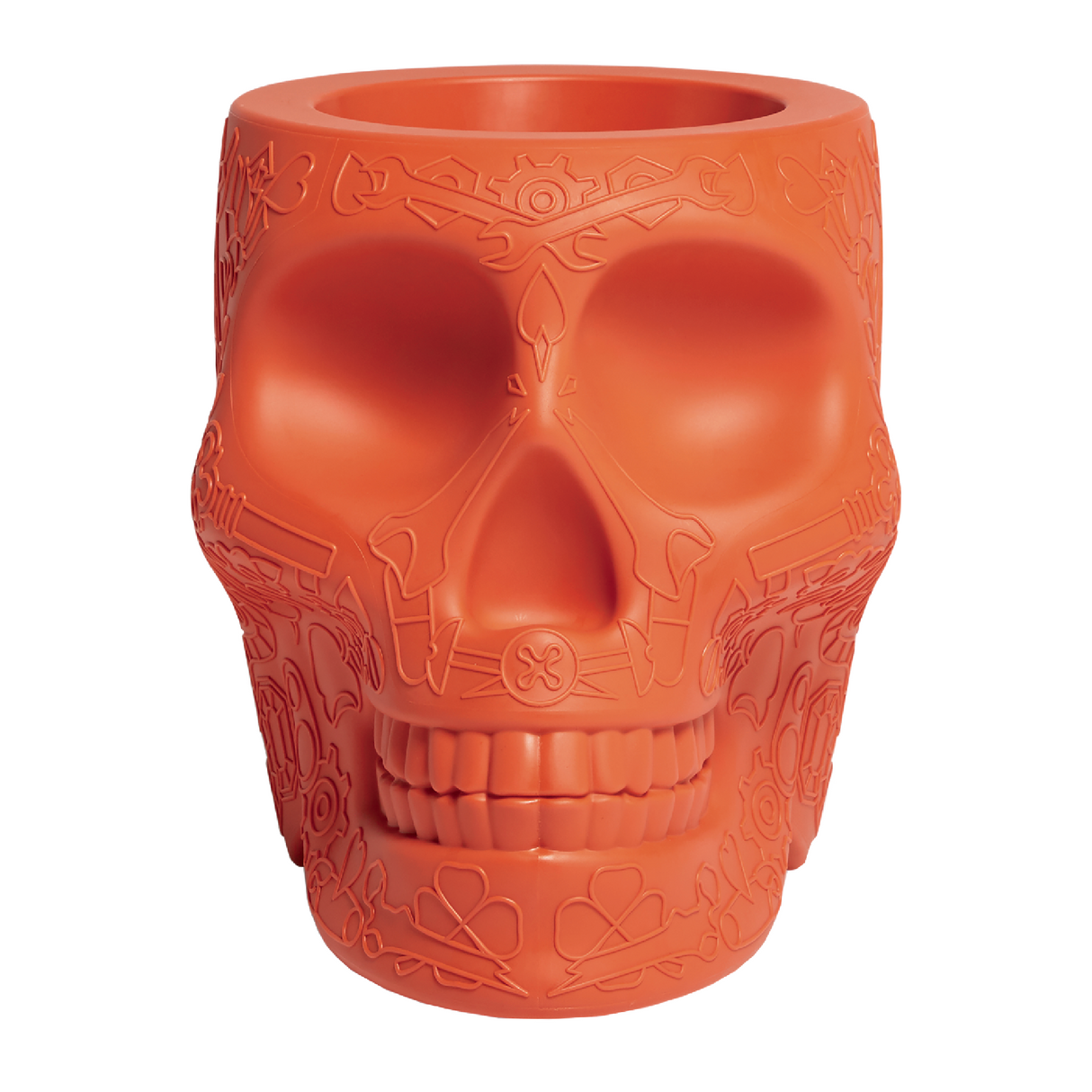 Skull-Shaped Planter Champagne Cooler | Qeeboo Mexico | OROA.com