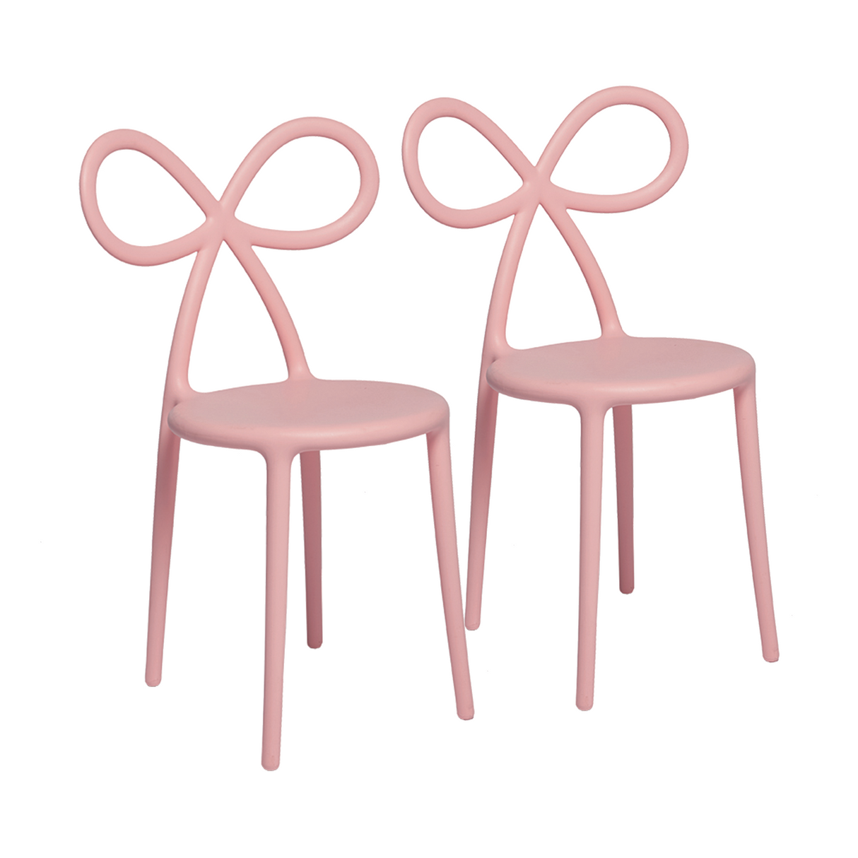 Modern Chic Dining Chair Set (2) | Qeeboo Ribbon | OROA.com