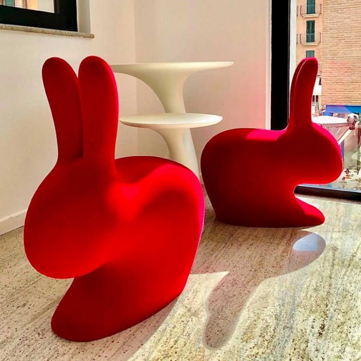Molded Bunny Chair | Qeeboo Rabbit | OROA.com
