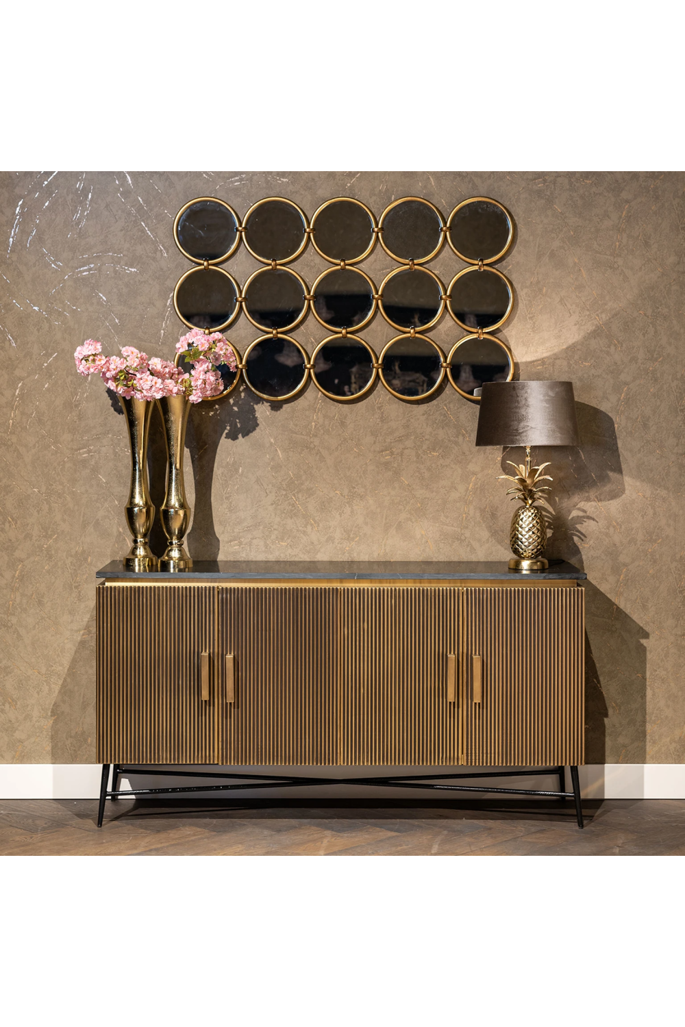 Modern Industrial Sideboard | Richmond Interiors Ironville | Oroa.com