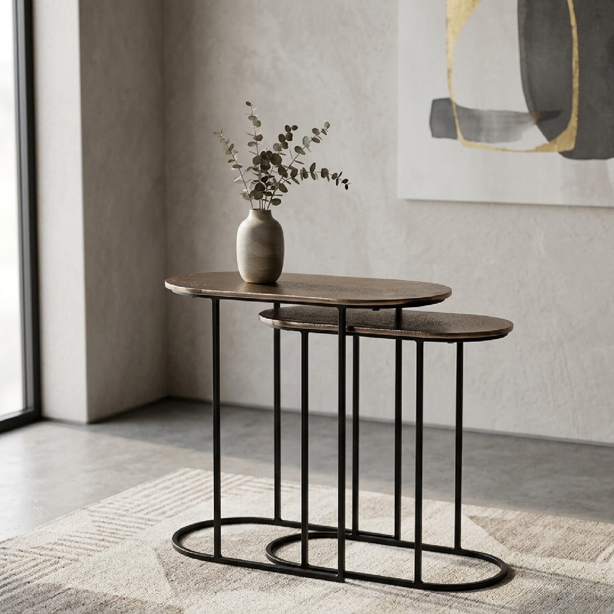 Oblong Nested End Tables (2) | Oroa.com