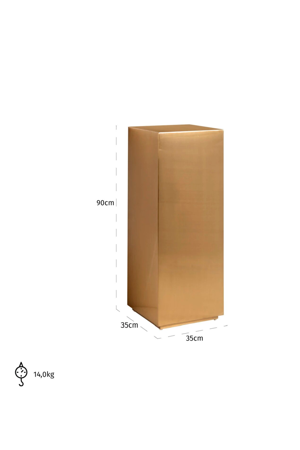 Square Golden Column | Richmond Interiors Josper | OROA.com