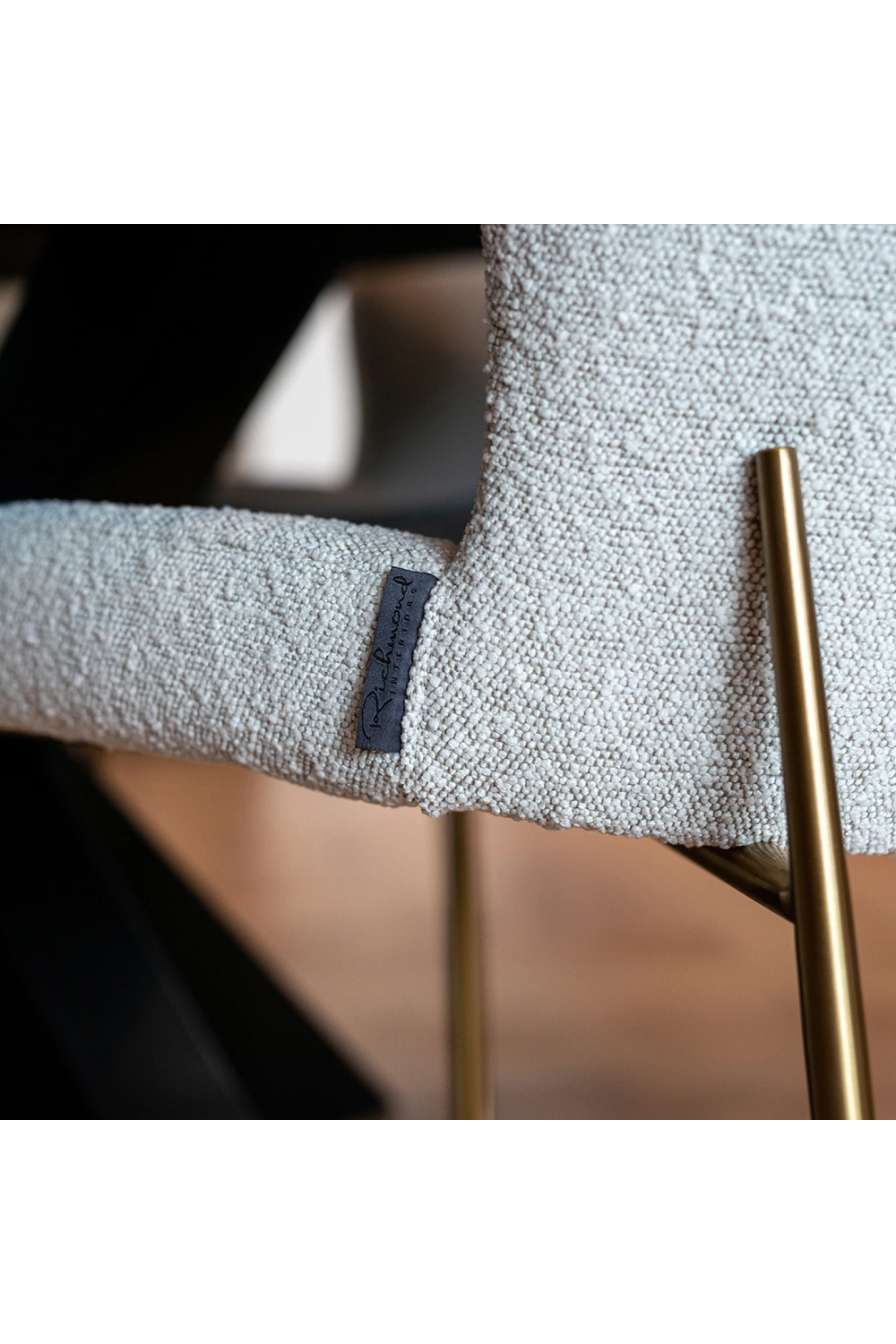 Brushed Metal Counter Stool | Richmond Interiors Xenia | Oroa.com